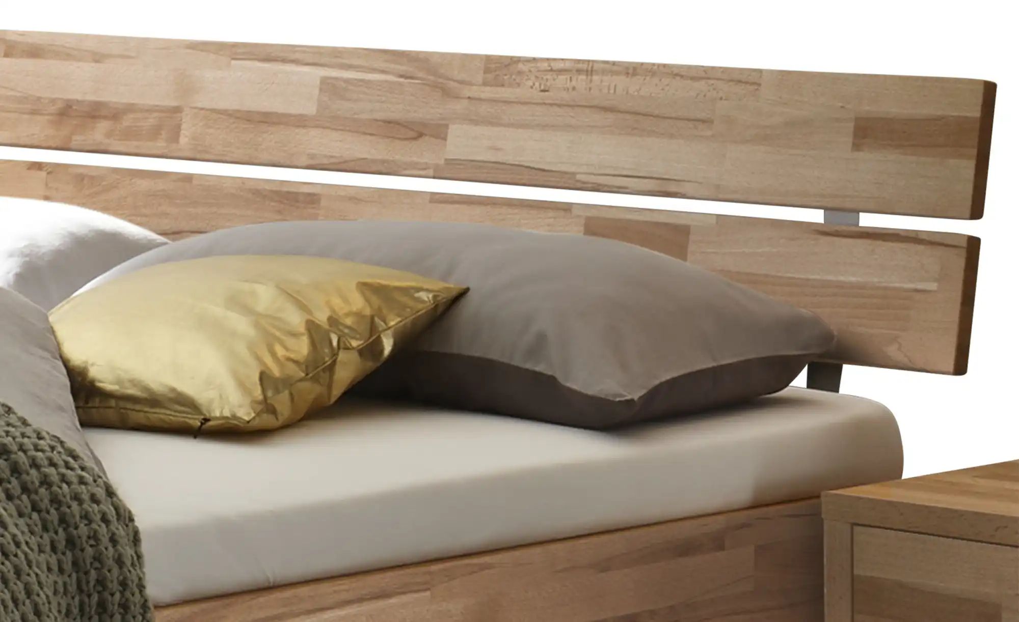 HASENA Massivholzbett  Ortona ¦ holzfarben ¦ Maße (cm): B: 186 H: 81 Betten günstig online kaufen