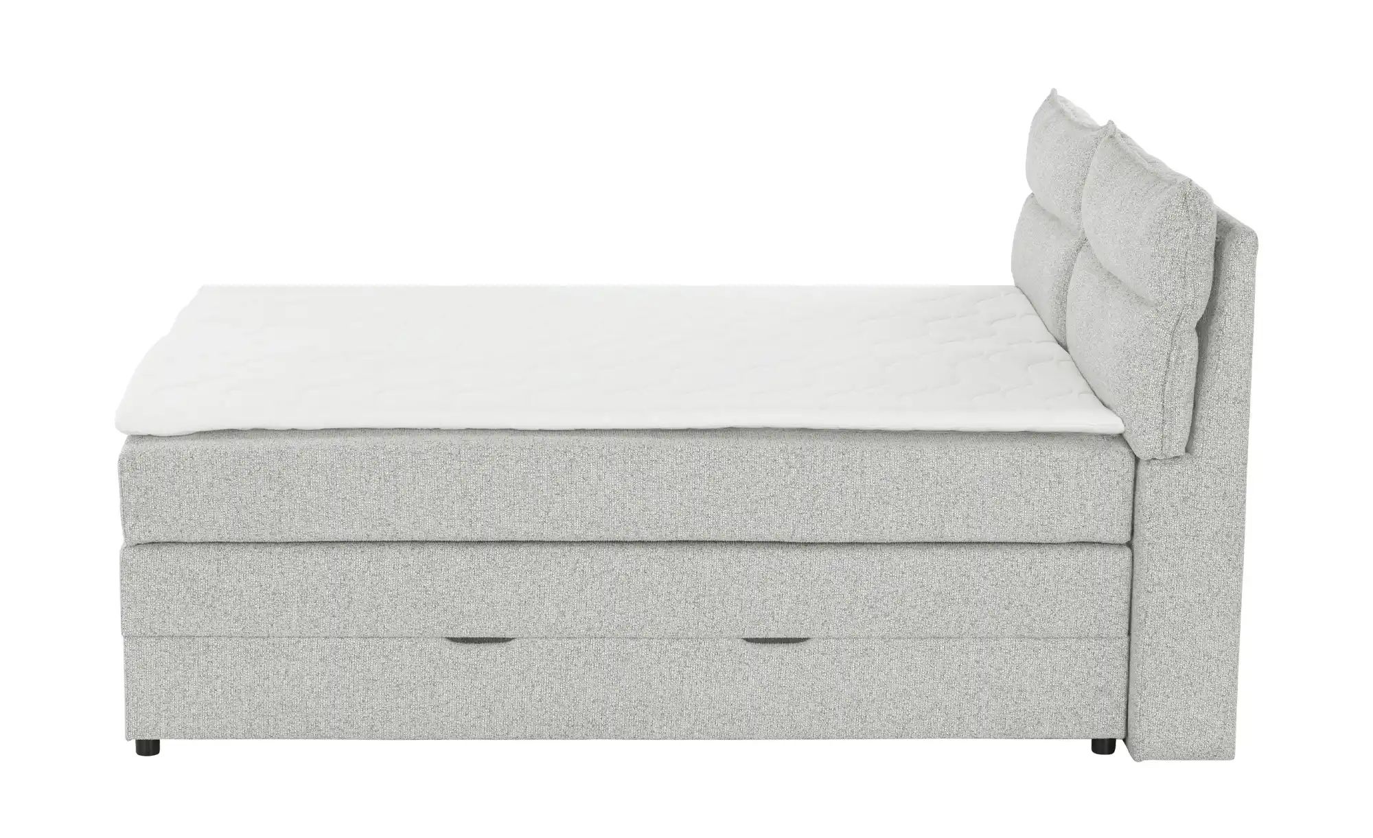 Thumbnail - Boxspringbett mit Bettkasten Neto ¦ grau ¦ Maße (cm): B: 193 H: 109 Betten > Boxspringbetten - Höffner