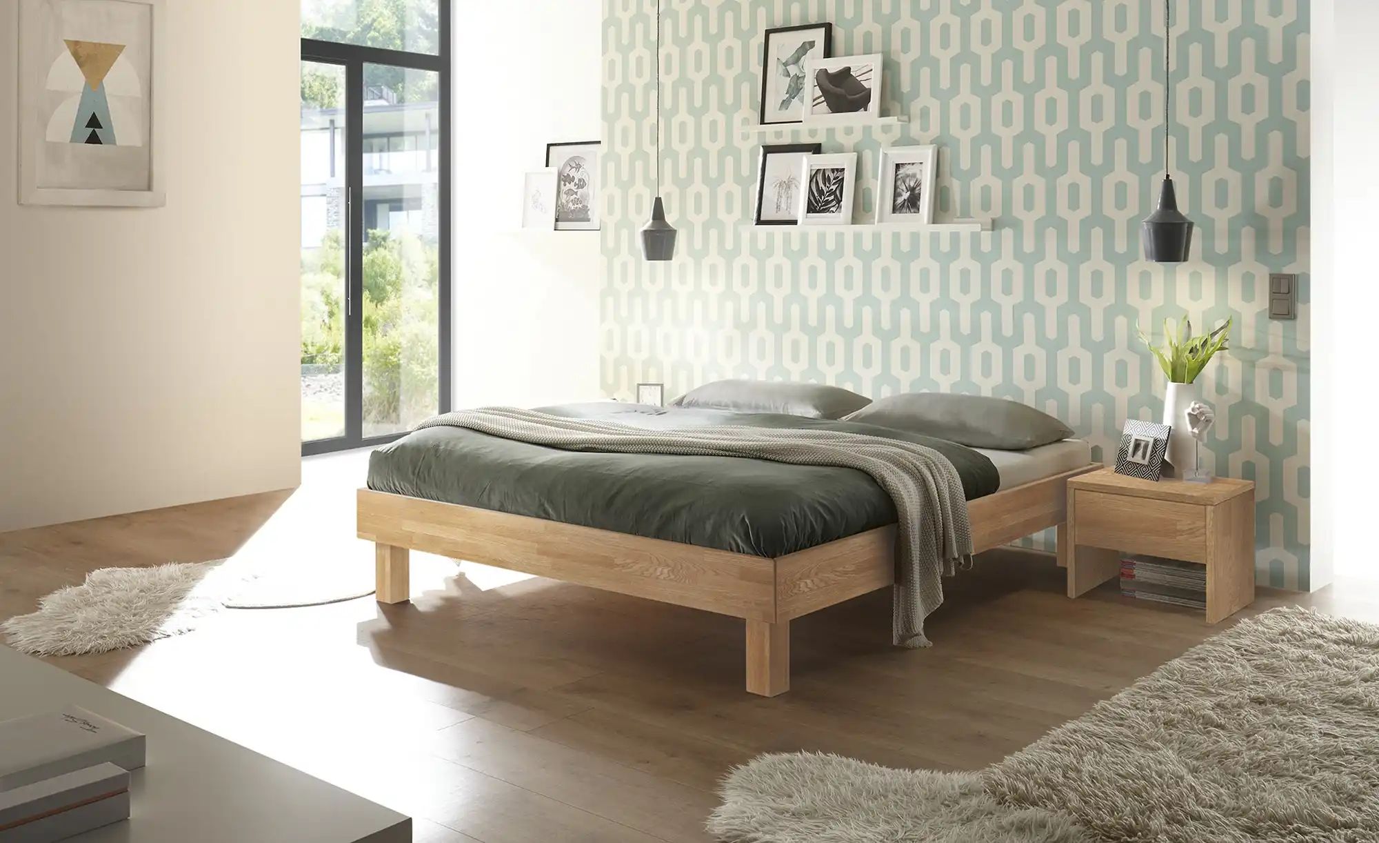 HASENA Holzbett "Rapallo" Fußhöhe 20 cm günstig online kaufen