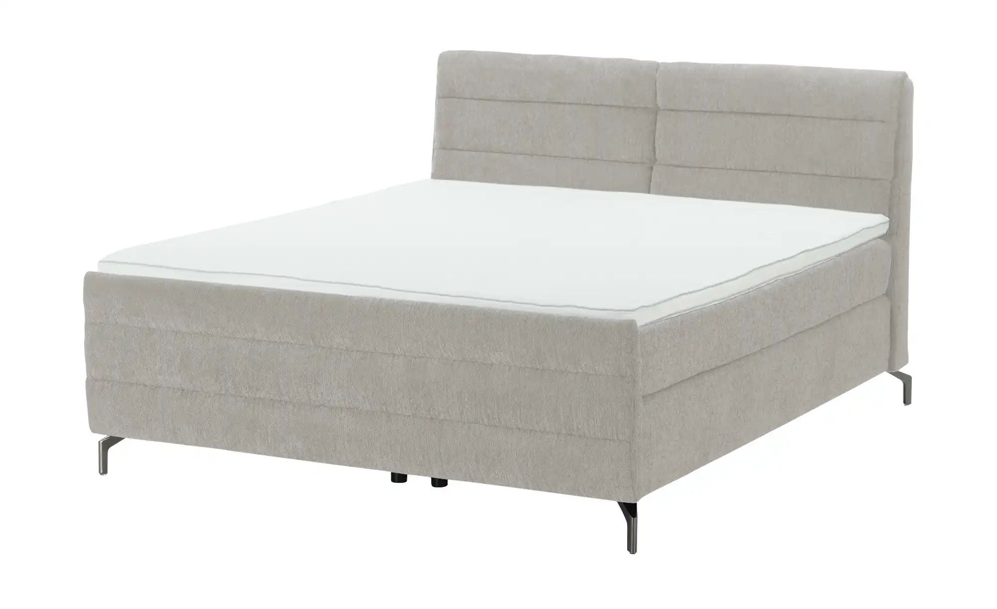 pop Boxspringbett  Maranello ¦ grau ¦ Maße (cm): B: 148 H: 116 Betten > Kom günstig online kaufen