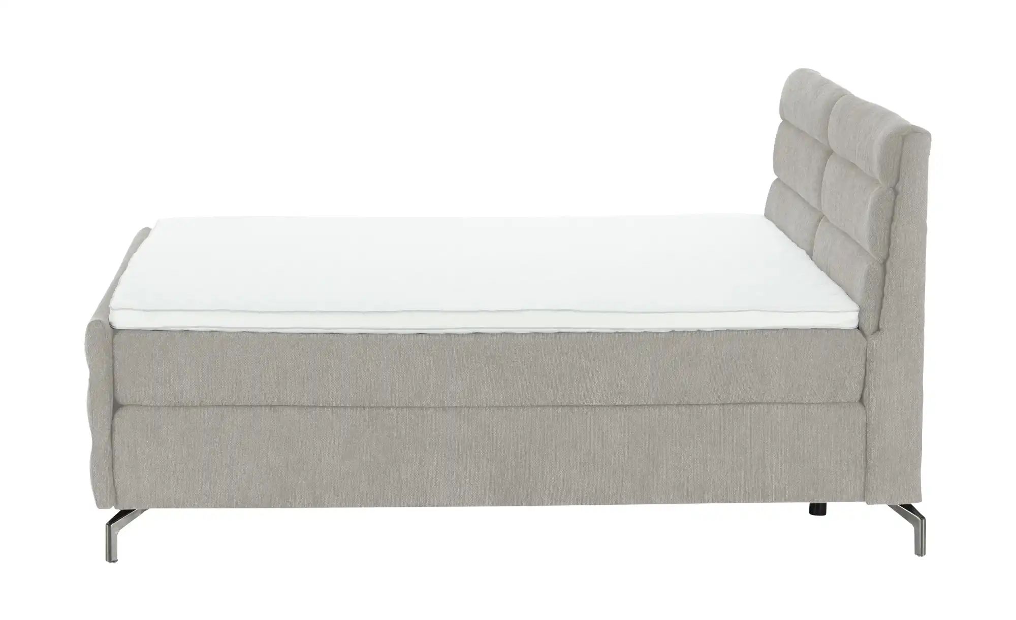 pop Boxspringbett  Maranello ¦ grau ¦ Maße (cm): B: 168 H: 116 Betten > Kom günstig online kaufen