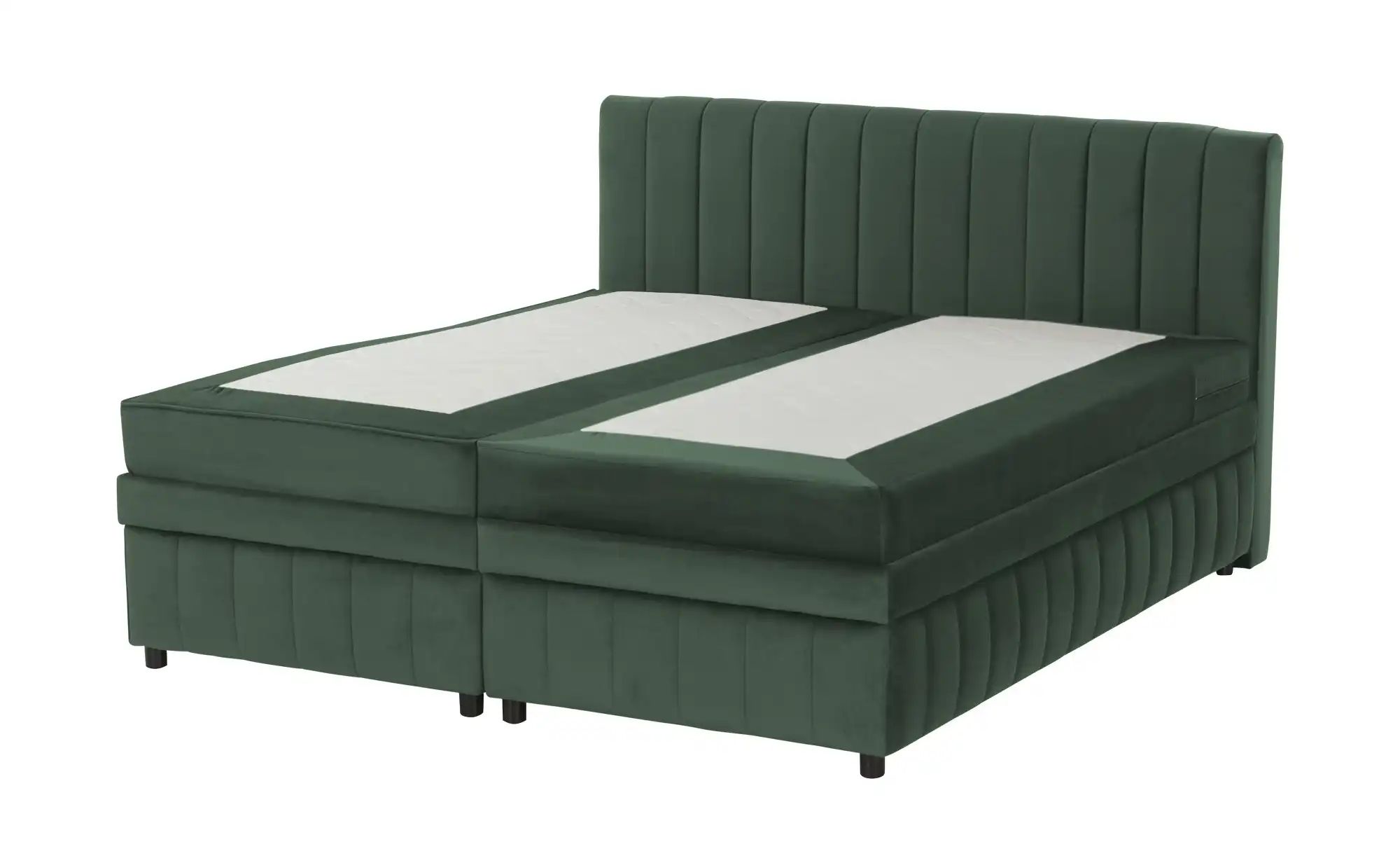 Thumbnail - Boxbett mit Bettkasten Bruno ¦ grün ¦ Maße (cm): B: 146 H: 106 Betten > Polsterbetten - Höffner