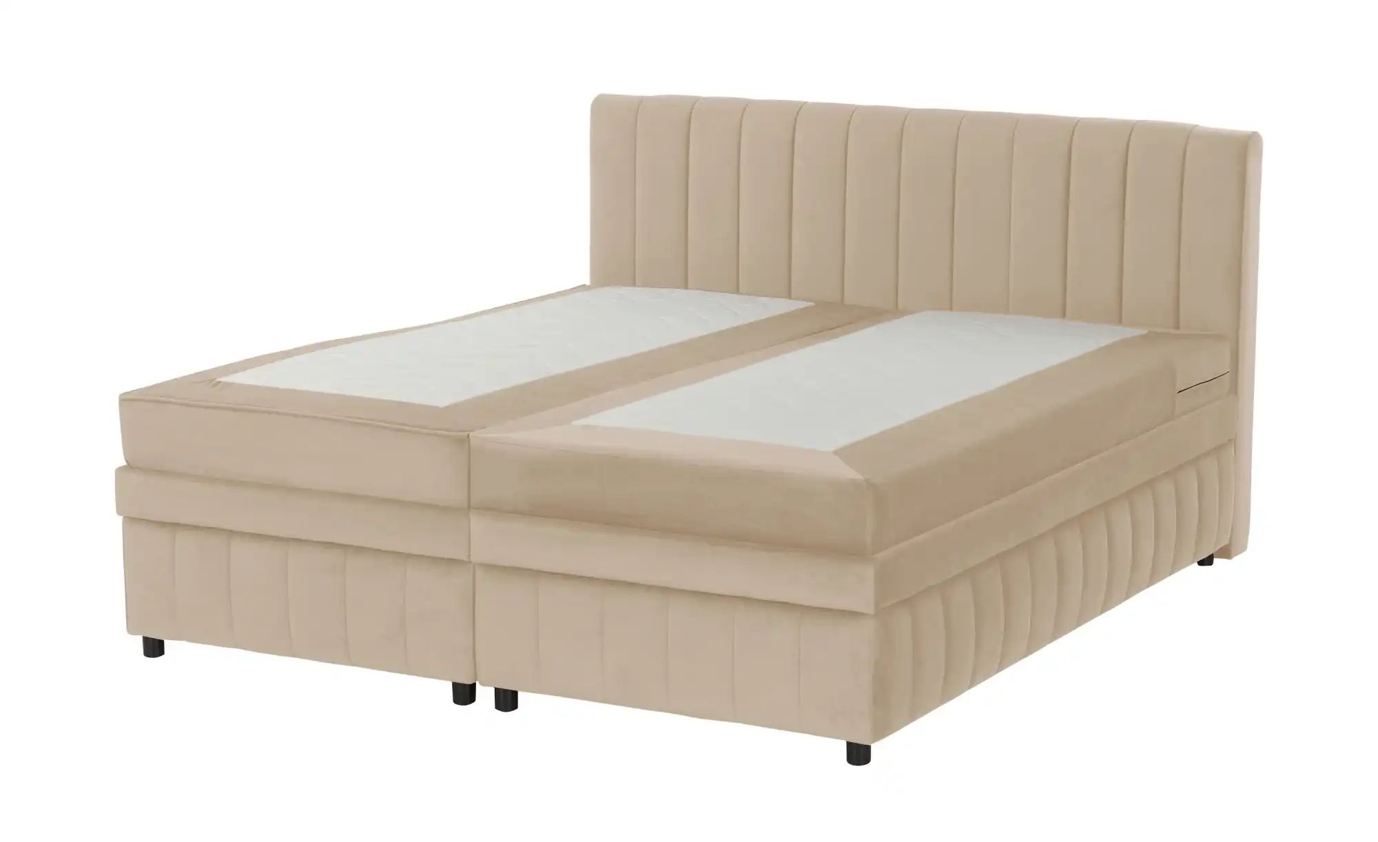 Thumbnail - uno Boxbett mit Bettkasten Bruno ¦ beige ¦ Maße (cm): B: 146 H: 106 Betten > Polsterbetten - Höffner