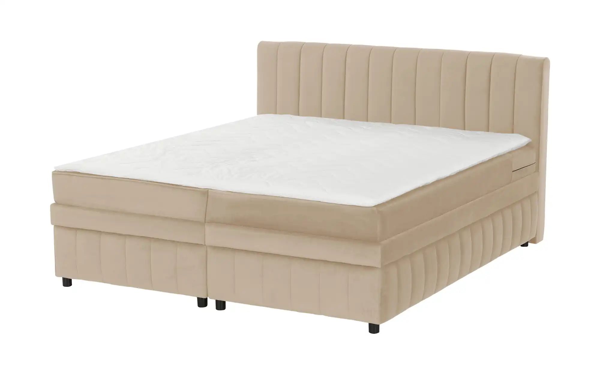 Thumbnail - uno Boxbett mit Bettkasten Bruno ¦ beige ¦ Maße (cm): B: 146 H: 106 Betten > Polsterbetten - Höffner