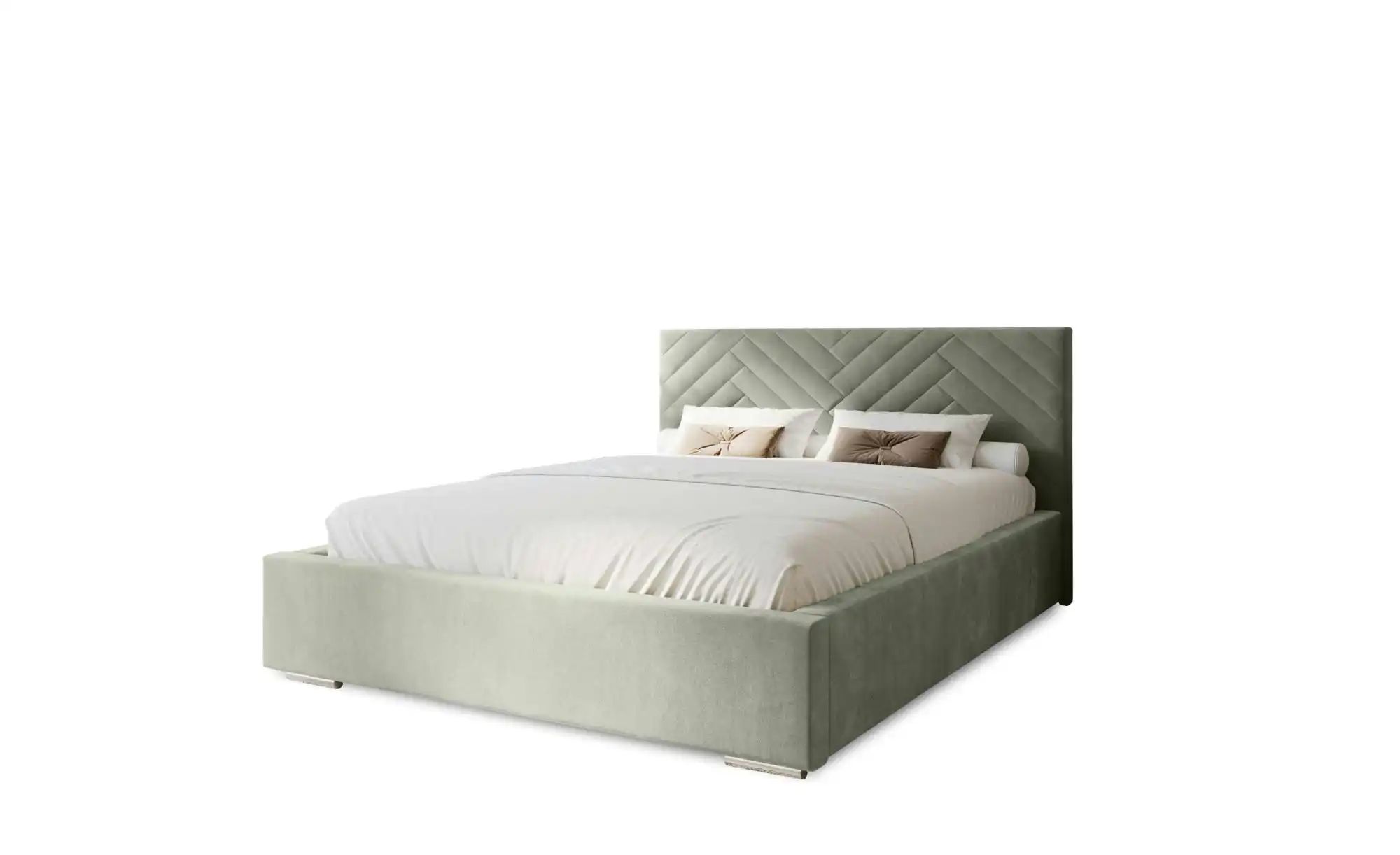 Polsterbett mit Stauraum Aberfeldy ¦ grau ¦ Maße (cm): B: 135 H: 100 Betten günstig online kaufen