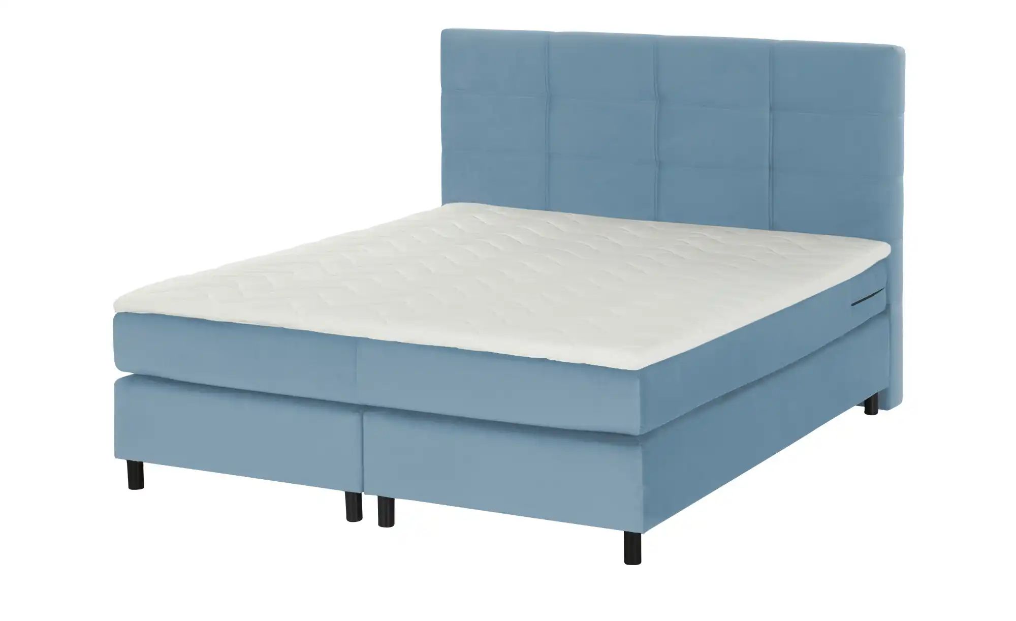 Thumbnail - uno Boxspringbett Wind ¦ blau ¦ Maße (cm): B: 180 H: 152 Betten > Komfortbetten - Höffner