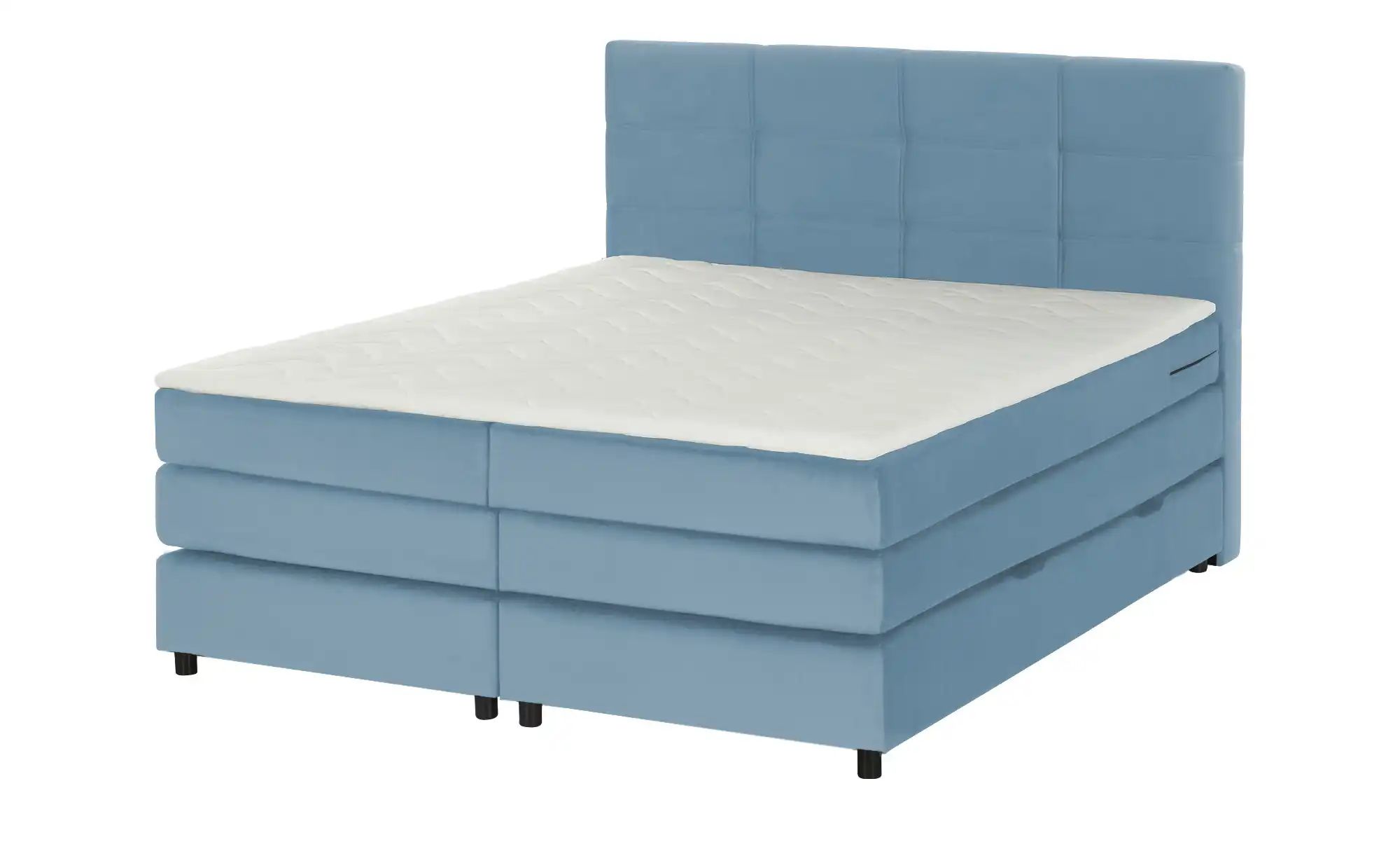 Thumbnail - Boxspringbett Wind ¦ blau ¦ Maße (cm): B: 160 H: 152 Betten > Komfortbetten - Höffner