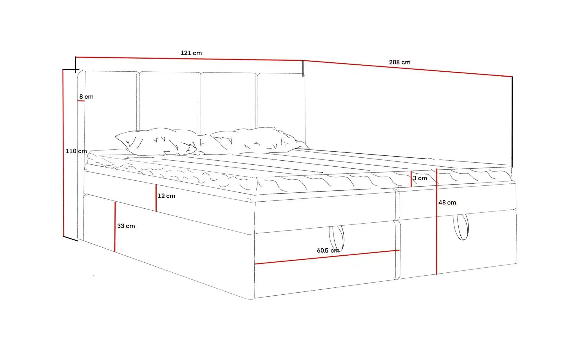 Boxbett mit Stauraum  Macclesfield ¦ grün ¦ Maße (cm): B: 121 H: 110 Betten günstig online kaufen
