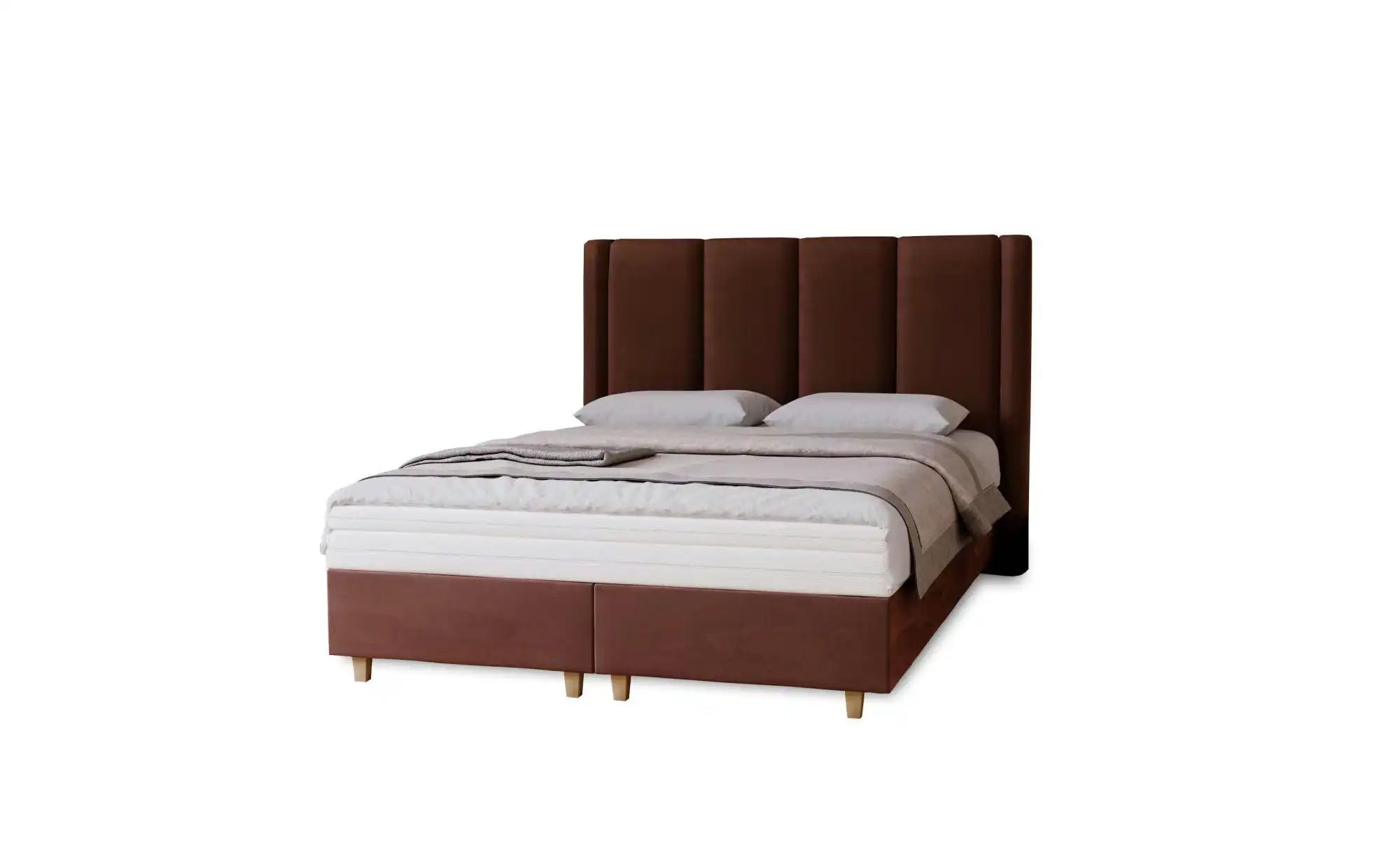 Polsterbett  Madeley ¦ braun ¦ Maße (cm): B: 220 H: 110 Betten > Polsterbet günstig online kaufen