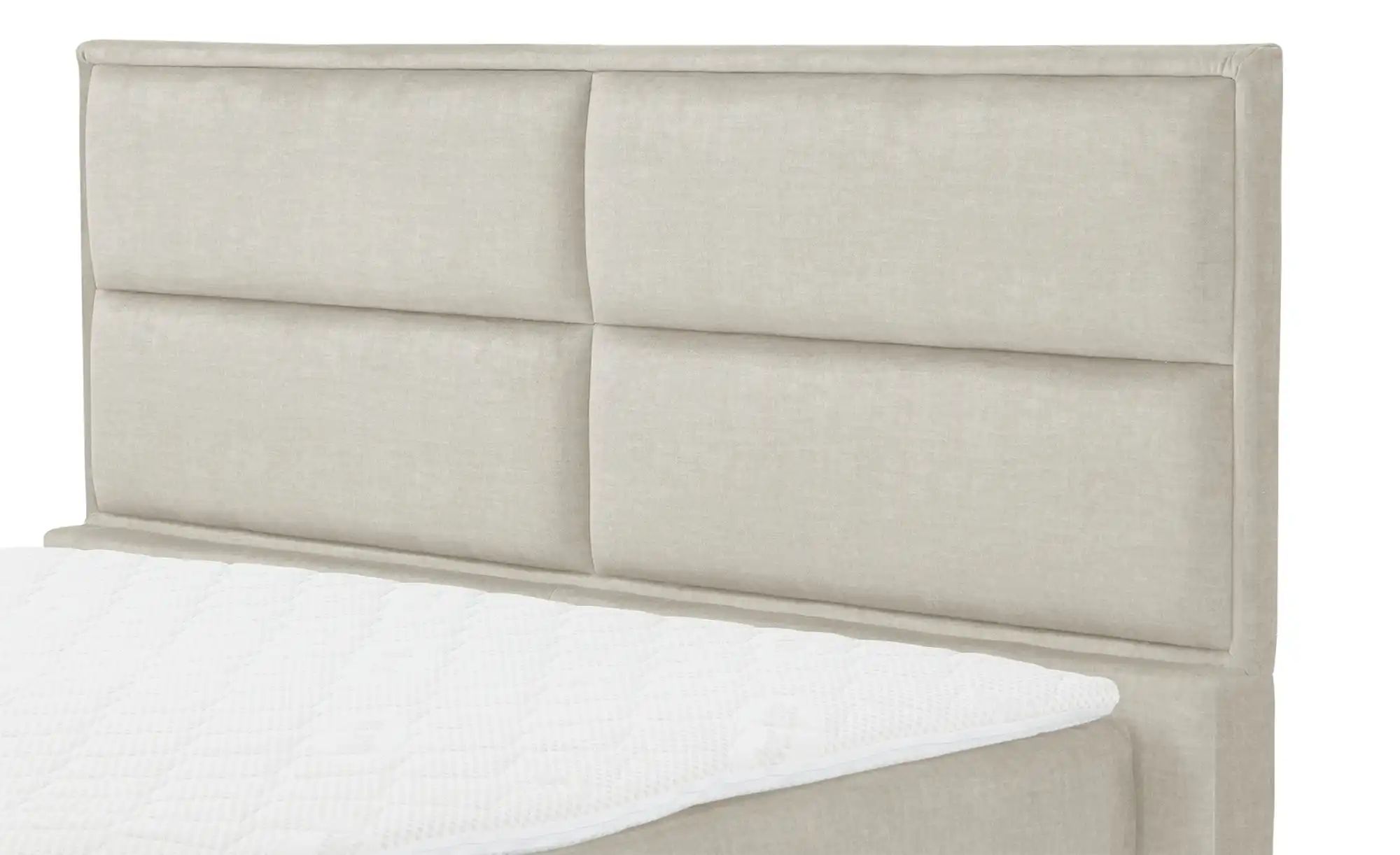 Thumbnail - uno Boxspringbett mit Bettkasten Crocco ¦ beige ¦ Maße (cm): B: 157 H: 136 Betten > Komfortbetten - Höffner