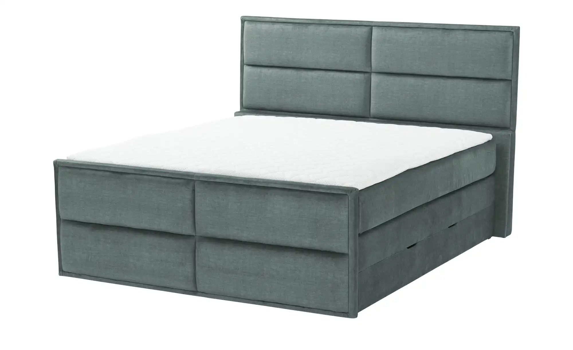 Thumbnail - uno Boxspringbett mit Bettkasten Crocco ¦ blau ¦ Maße (cm): B: 157 H: 136 Betten > Komfortbetten - Höffner