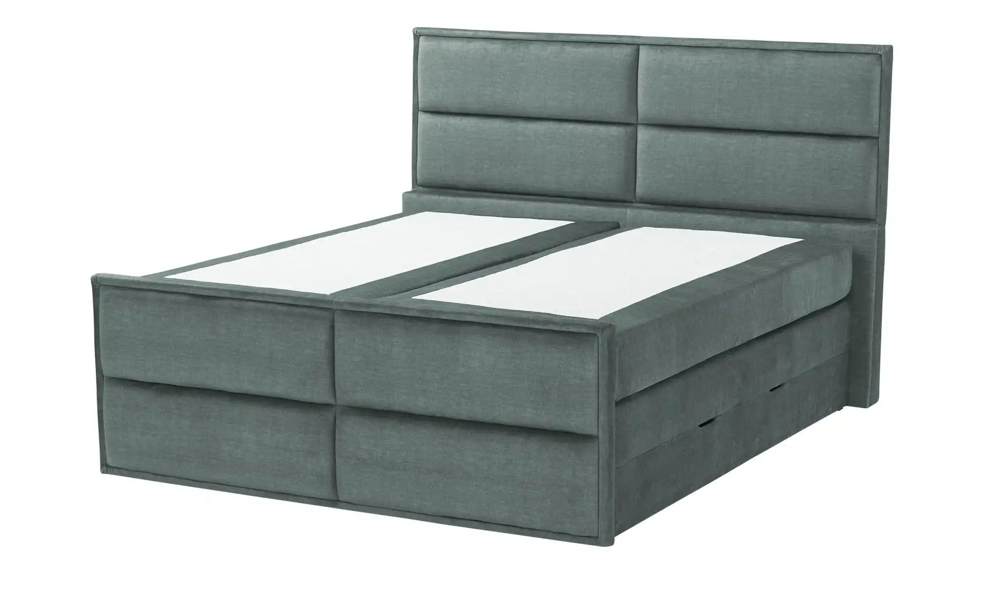 Thumbnail - uno Boxspringbett mit Bettkasten Crocco ¦ blau ¦ Maße (cm): B: 157 H: 136 Betten > Komfortbetten - Höffner