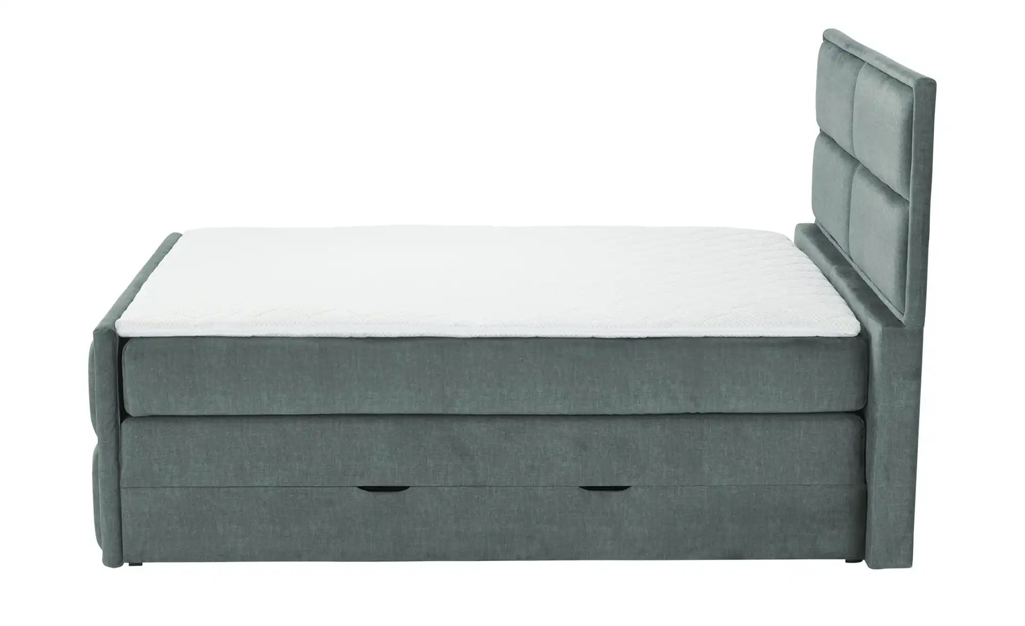 uno Boxspringbett mit Bettkasten Crocco ¦ blau ¦ Maße (cm): B: 197 H: 136 B günstig online kaufen