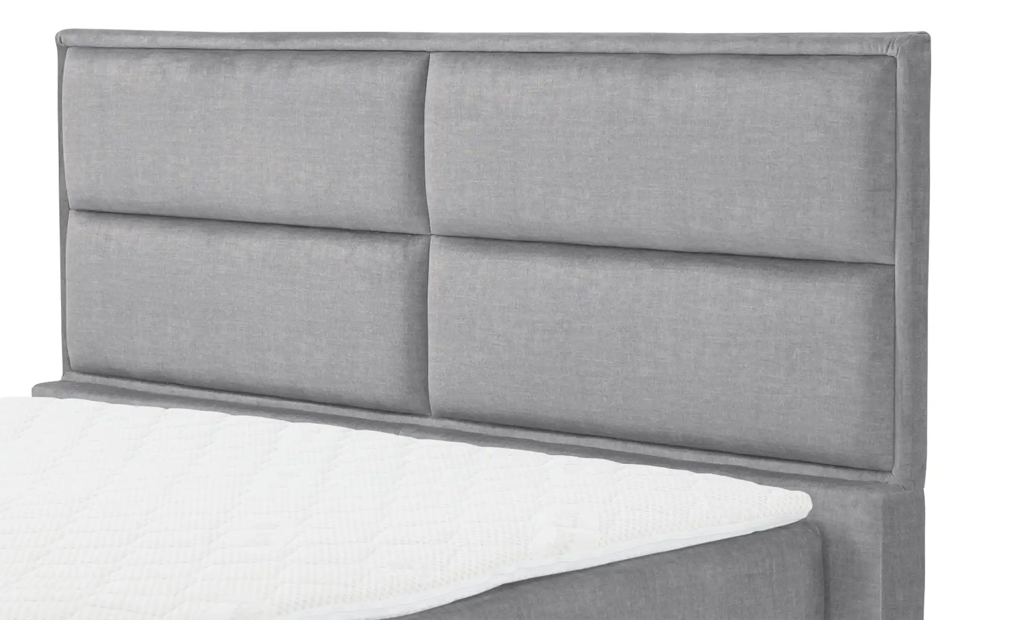 Thumbnail - uno Boxspringbett mit Bettkasten Crocco ¦ grau ¦ Maße (cm): B: 157 H: 136 Betten > Komfortbetten - Höffner