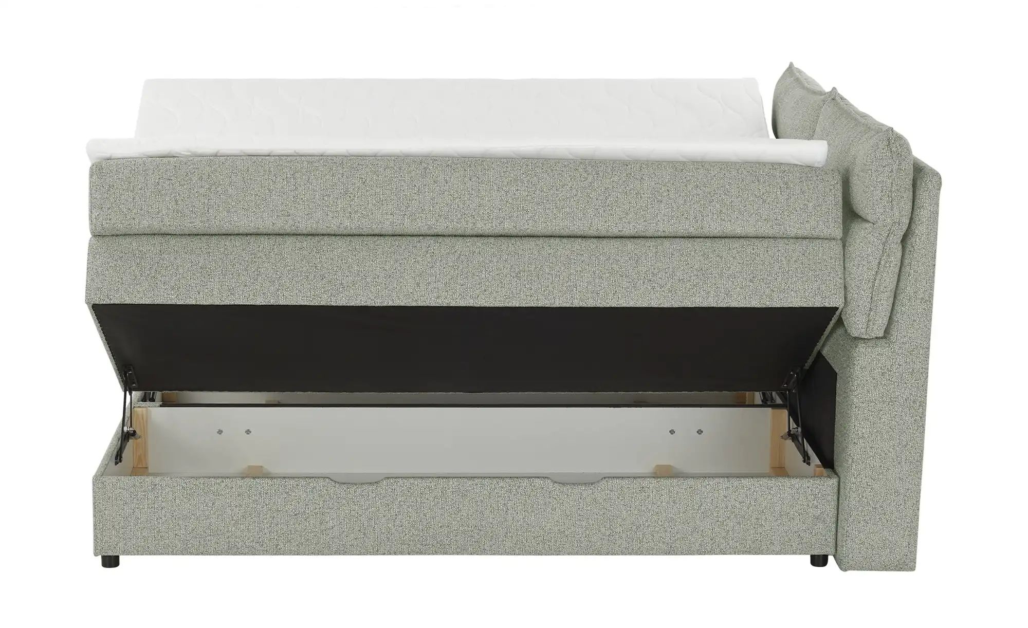 Boxspringbett mit Bettkasten Neto ¦ grün ¦ Maße (cm): B: 173 H: 109 Betten günstig online kaufen