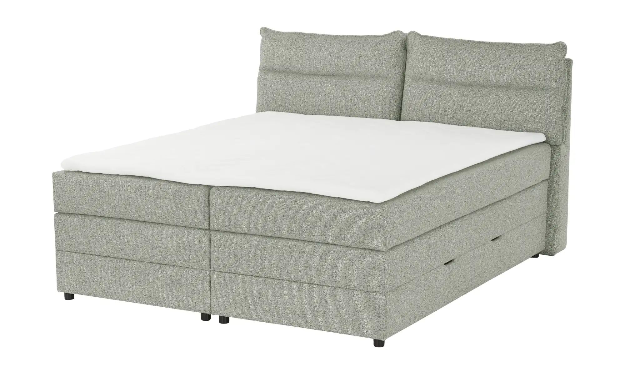 Boxspringbett mit Bettkasten Neto ¦ grün ¦ Maße (cm): B: 193 H: 109 Betten günstig online kaufen