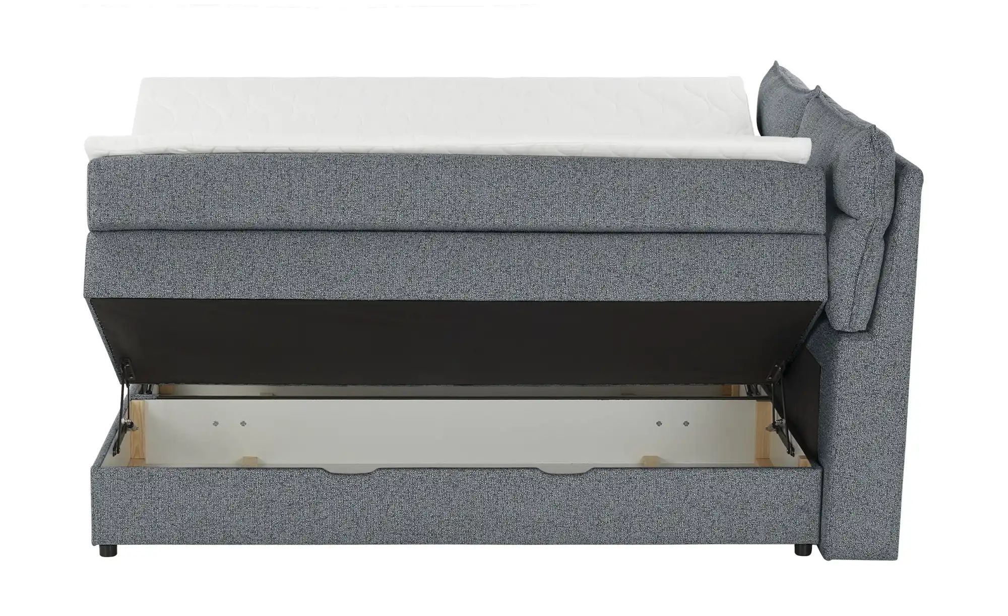 Thumbnail - Boxspringbett mit Bettkasten Neto ¦ blau ¦ Maße (cm): B: 173 H: 109 Betten > Boxspringbetten - Höffner