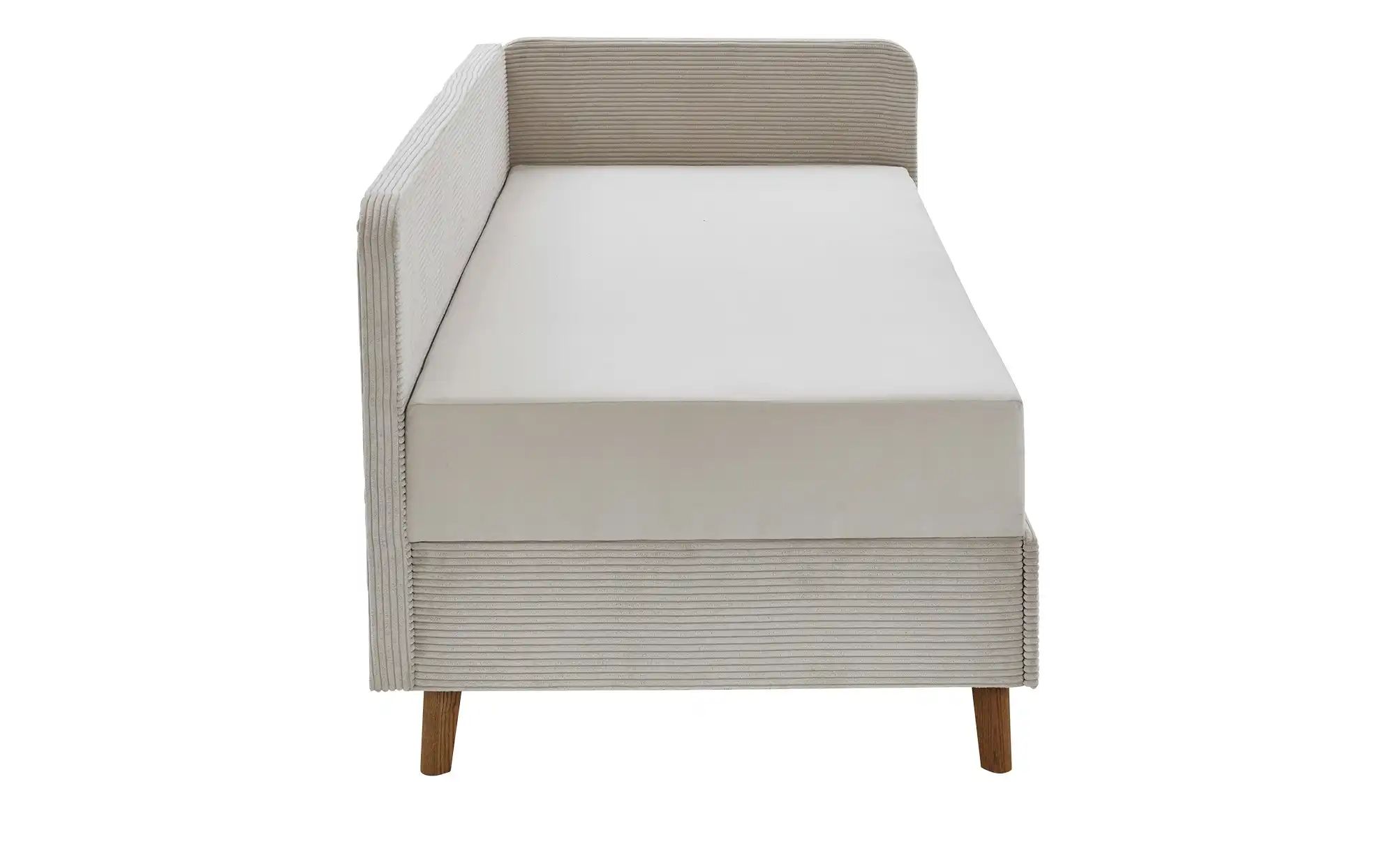 Polsterliege in Cord Carlotta ¦ beige ¦ Maße (cm): B: 130 H: 84 Polstermöbe günstig online kaufen