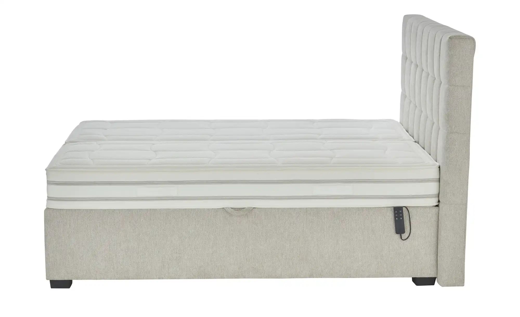 Thumbnail - vanDoorn Boxspringbett mit Motor Ohio ¦ beige ¦ Maße (cm): B: 192 H: 129 Betten > Boxspringbetten > Boxspringbetten 180x...