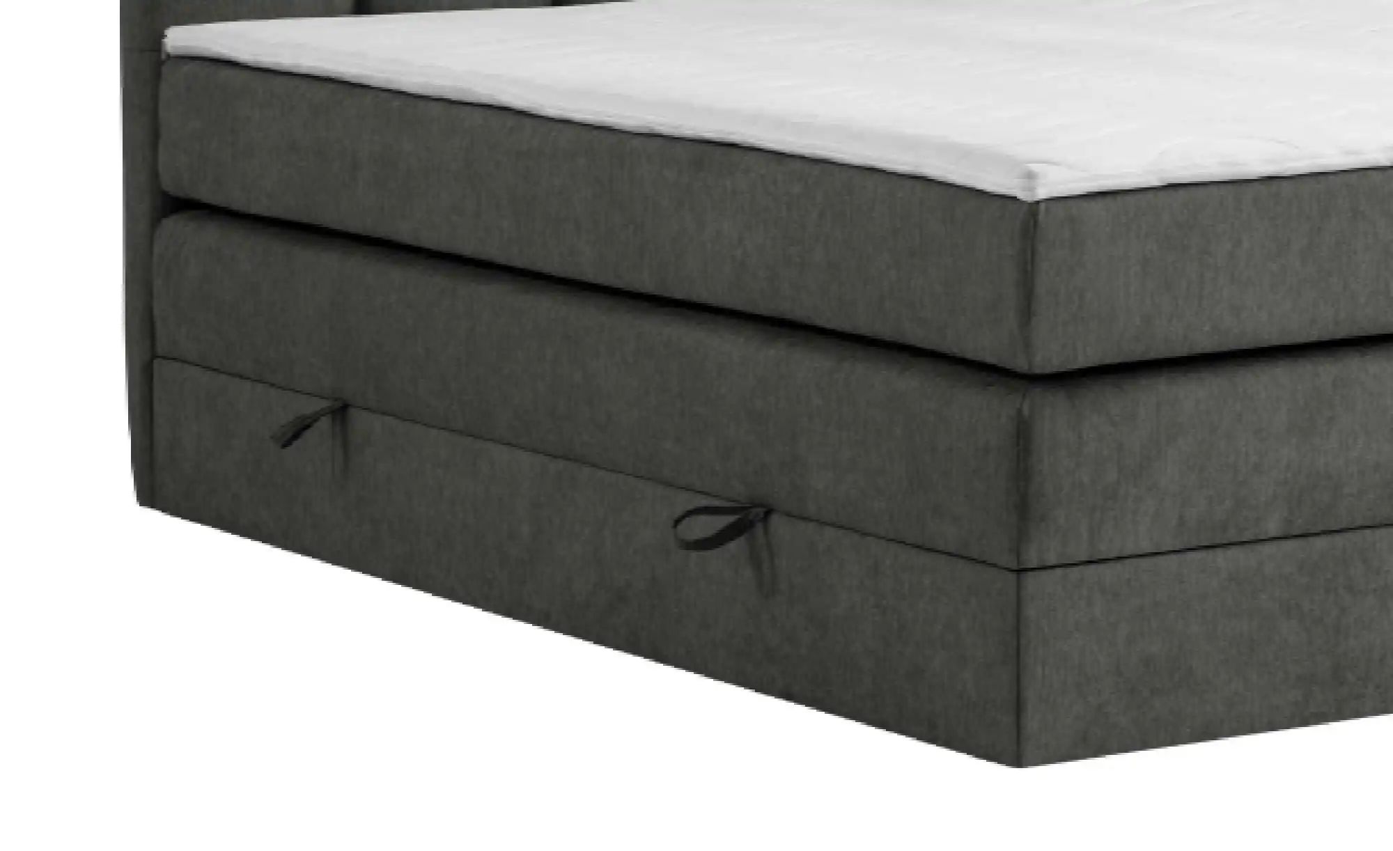 Thumbnail - Boxspringbett mit Bettkasten Leeds ¦ grau ¦ Maße (cm): B: 200 H: 125 Betten > Komfortbetten - Höffner