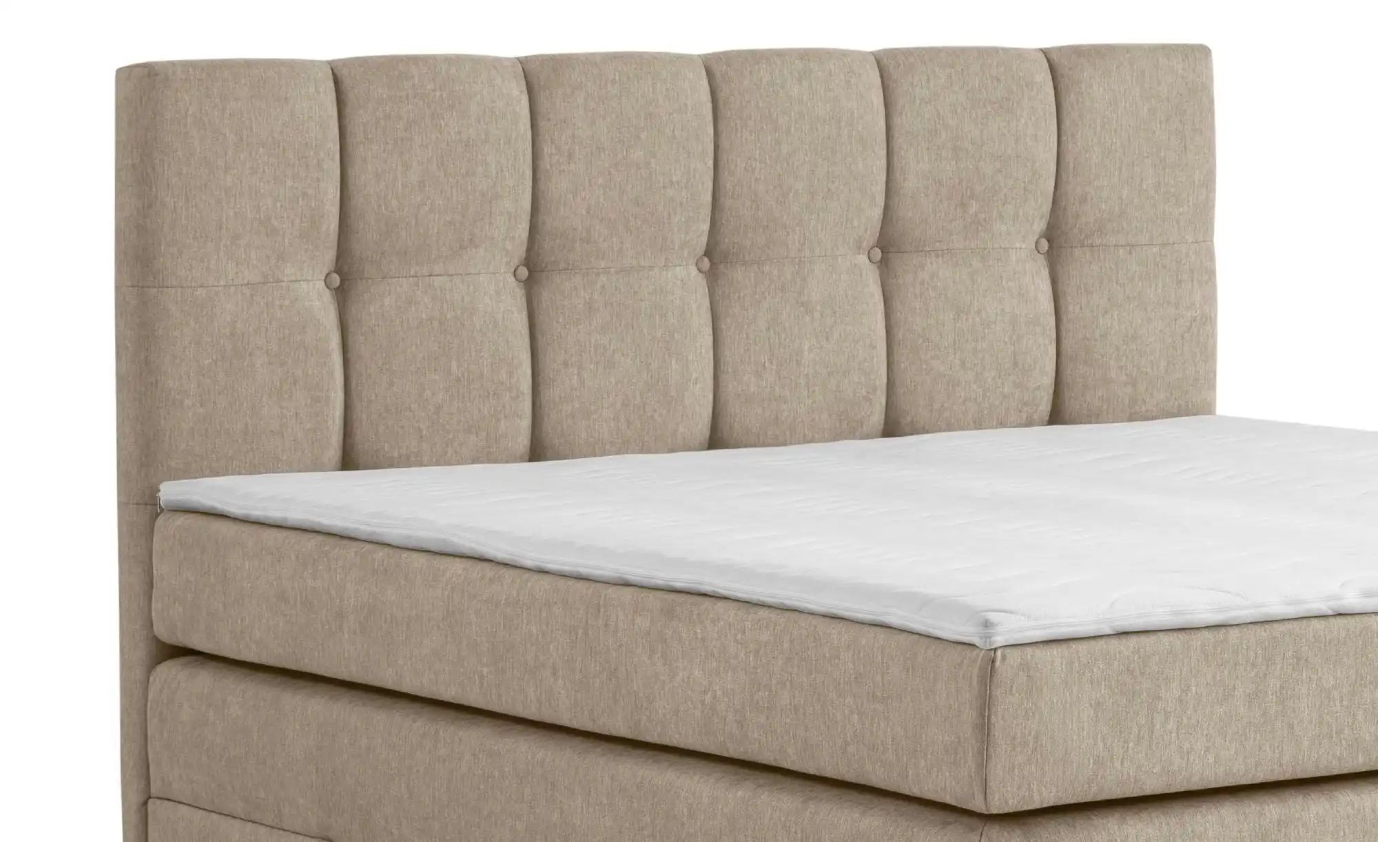 Thumbnail - Boxspringbett mit Bettkasten Leeds ¦ beige ¦ Maße (cm): B: 200 H: 121 Betten > Komfortbetten - Höffner