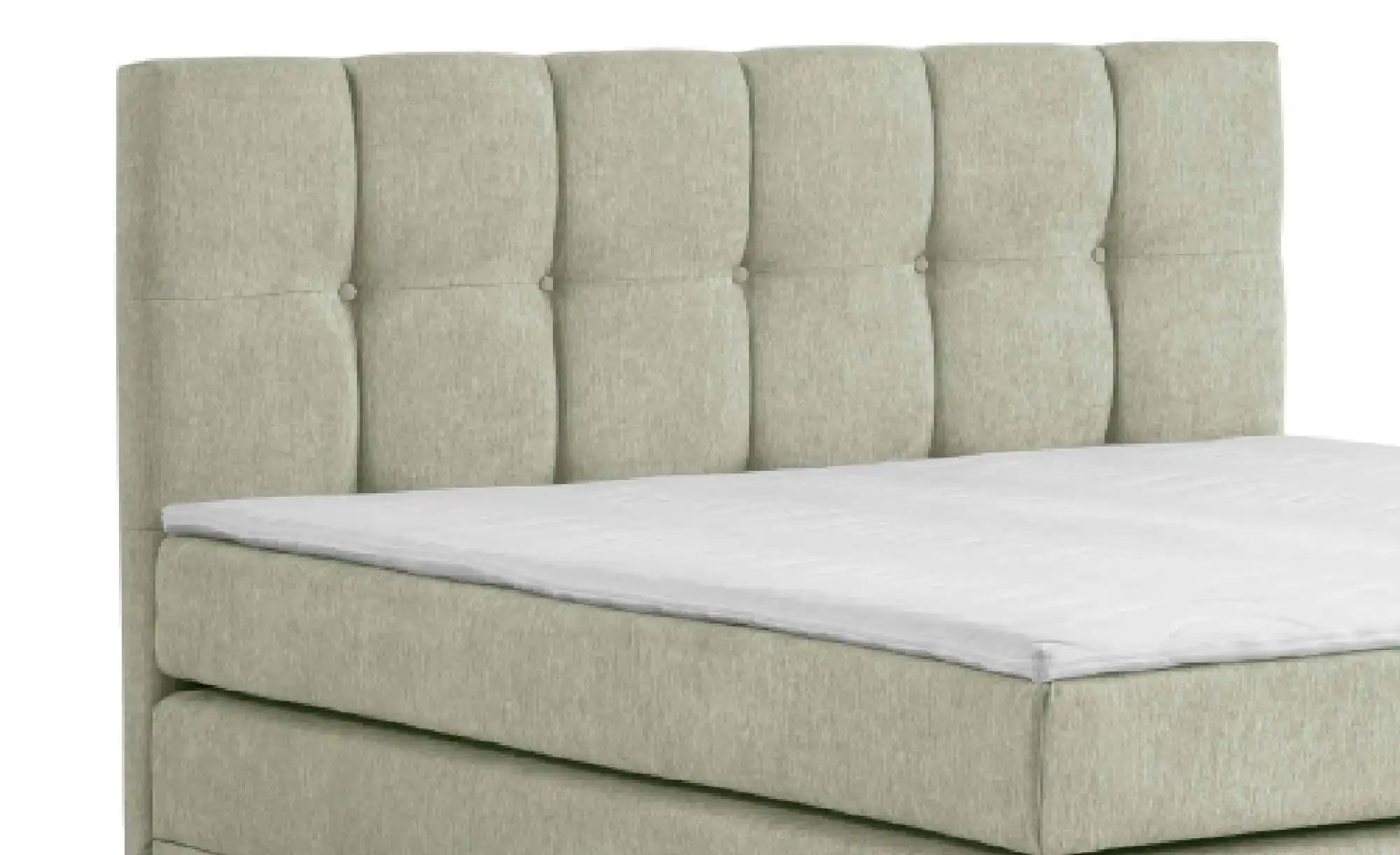 Boxspringbett mit Bettkasten Leeds ¦ grün ¦ Maße (cm): B: 120 H: 121 Betten günstig online kaufen