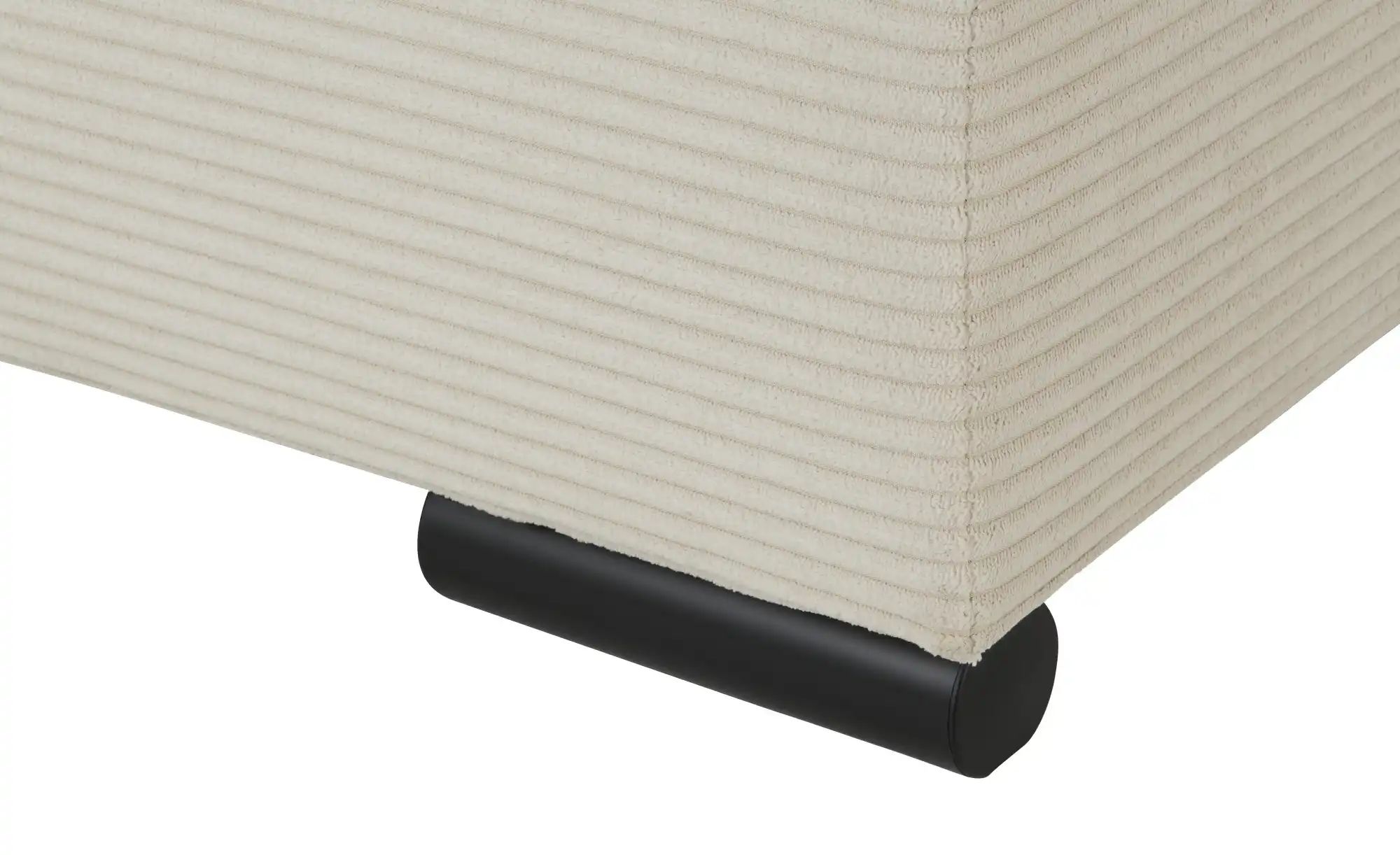 Thumbnail - smart Boxbett mit Topper Cordbezug Beige Basic ¦ creme ¦ Maße (cm): B: 153 H: 102 Betten > Komfortbetten - Höffner