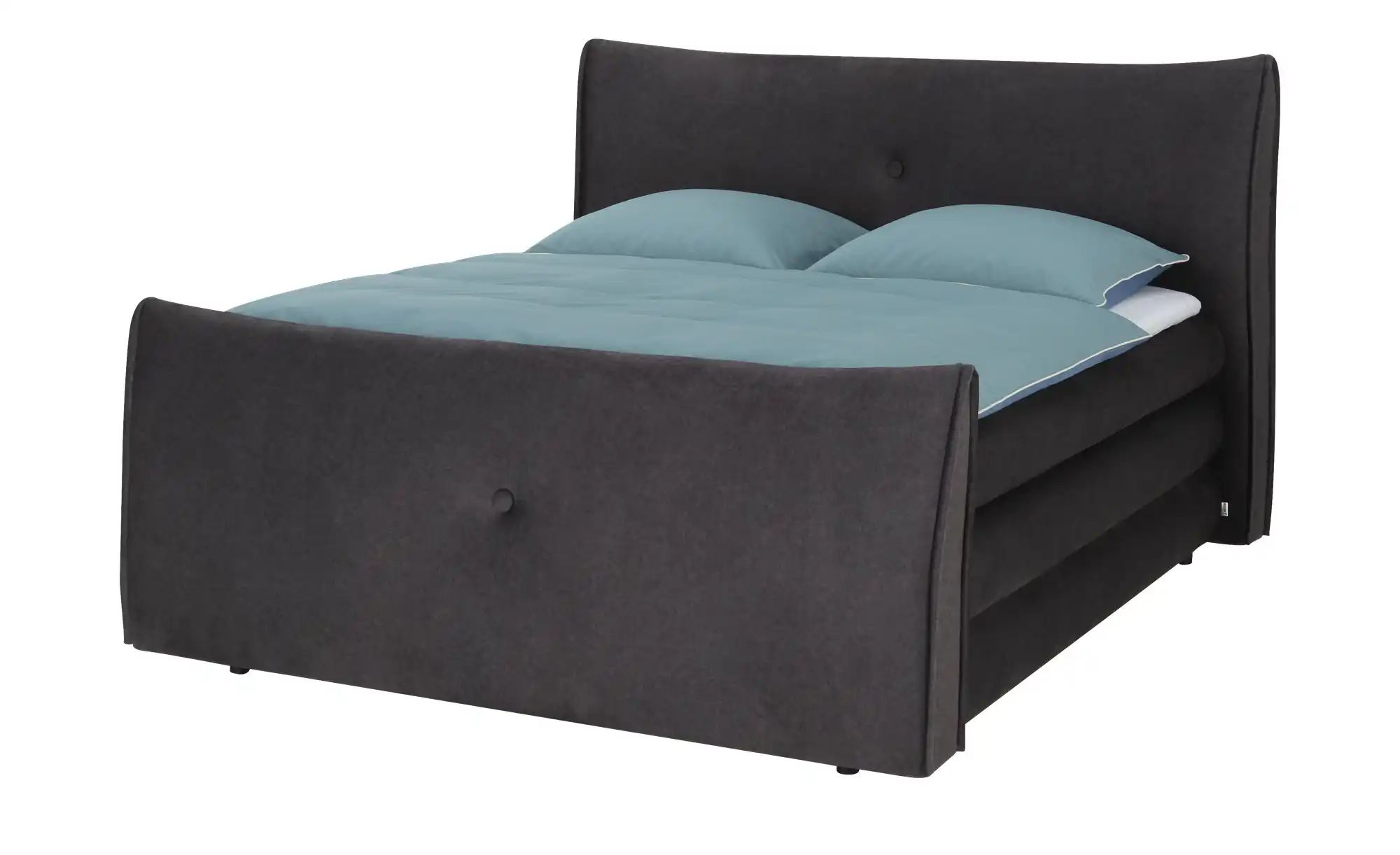 Boxspringbett mit Stauraum  Luxus ¦ grau ¦ Maße (cm): B: 214 H: 131 Betten günstig online kaufen