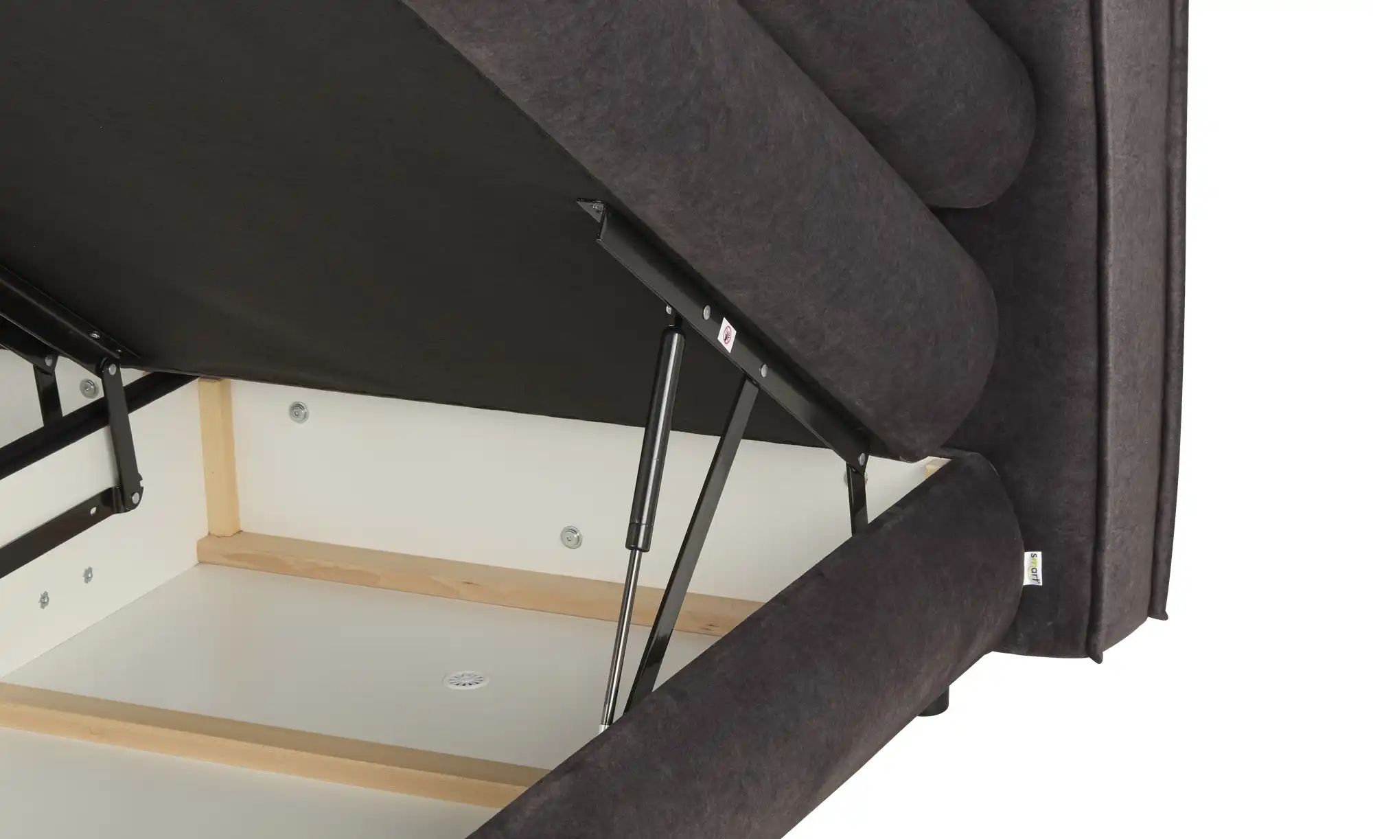Thumbnail - smart Boxspringbett mit Stauraum Luxus ¦ grau ¦ Maße (cm): B: 214 H: 131 Betten > Boxspringbetten - Höffner
