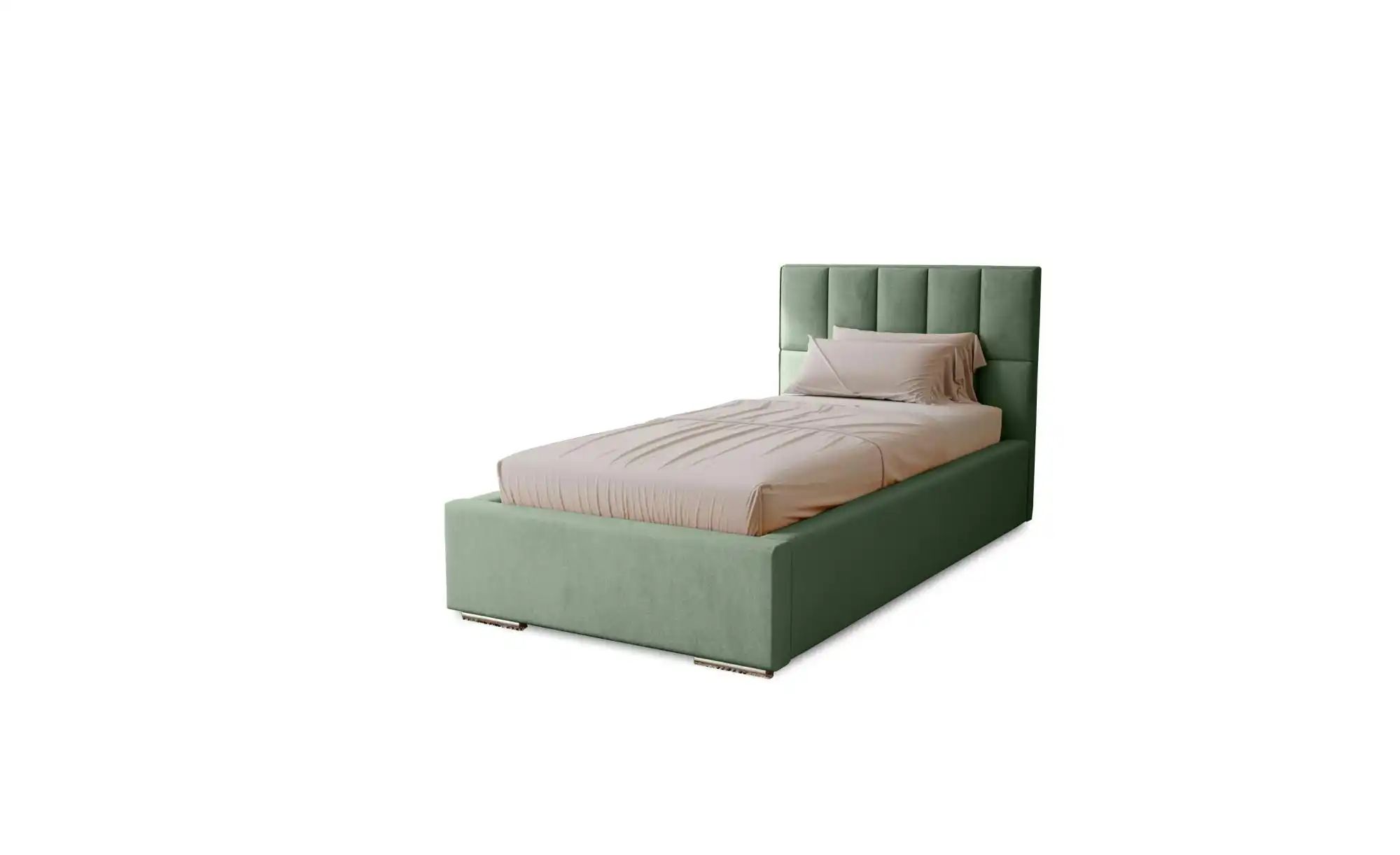 Polsterbett mit Stauraum Draven ¦ grün ¦ Maße (cm): B: 105 H: 100 Betten > günstig online kaufen