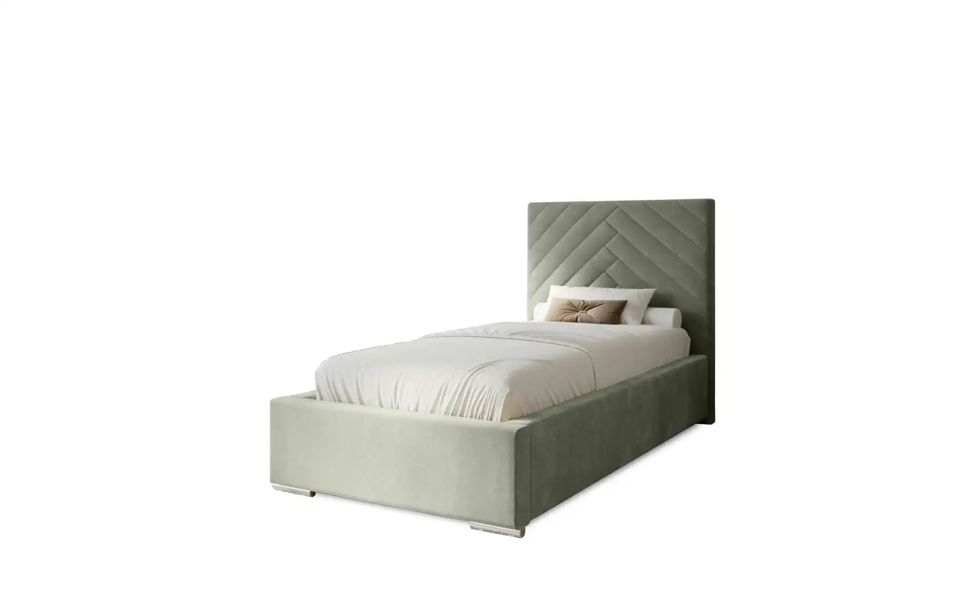 Polsterbett mit Stauraum Aberfeldy ¦ grau ¦ Maße (cm): B: 105 H: 100 Betten günstig online kaufen