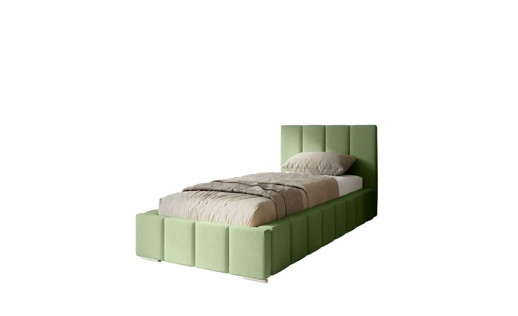 Polsterbett mit Stauraum Margate ¦ grün ¦ Maße (cm): B: 115 H: 100 Betten > günstig online kaufen