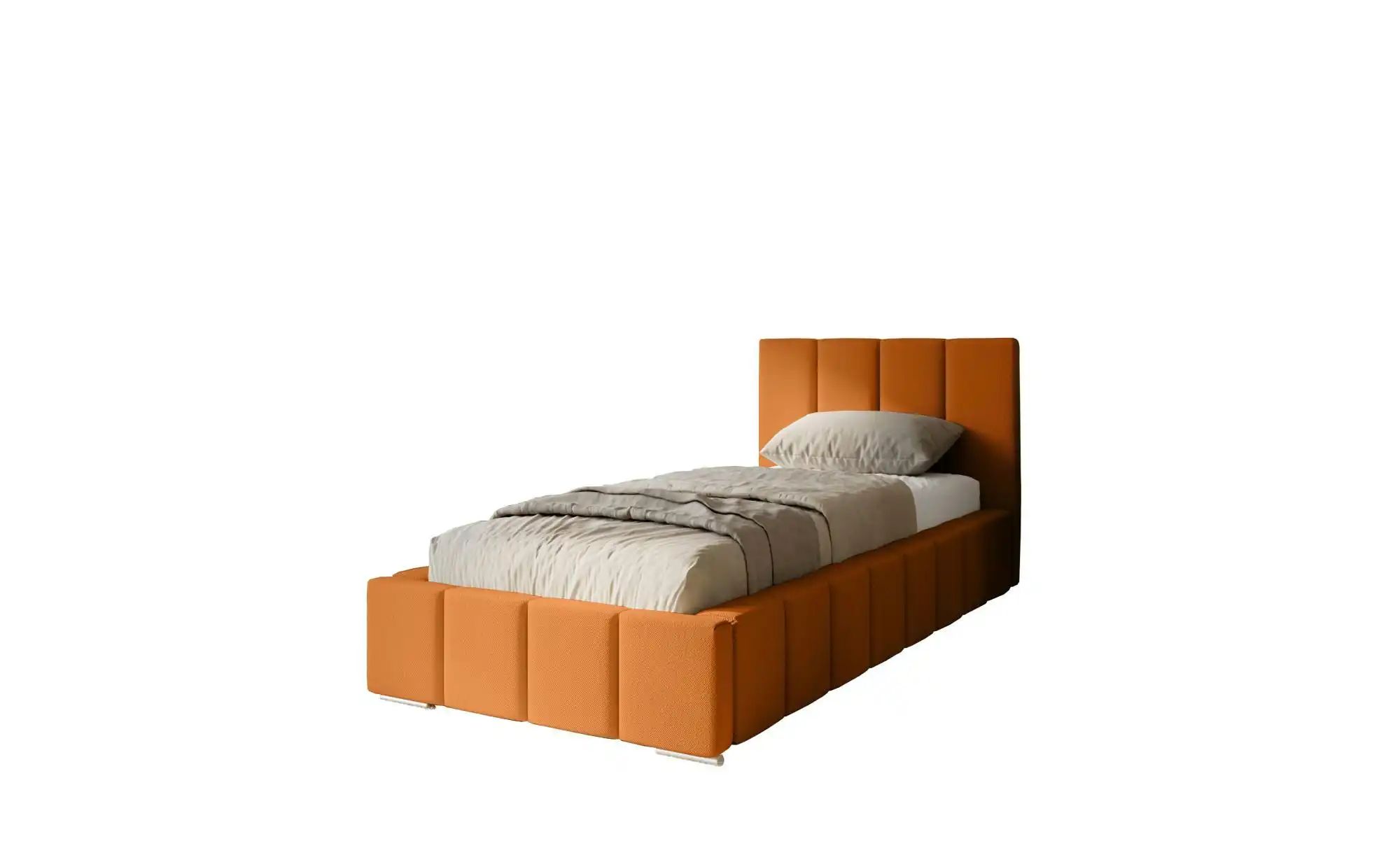Polsterbett mit Stauraum Margate ¦ orange ¦ Maße (cm): B: 115 H: 100 Betten günstig online kaufen