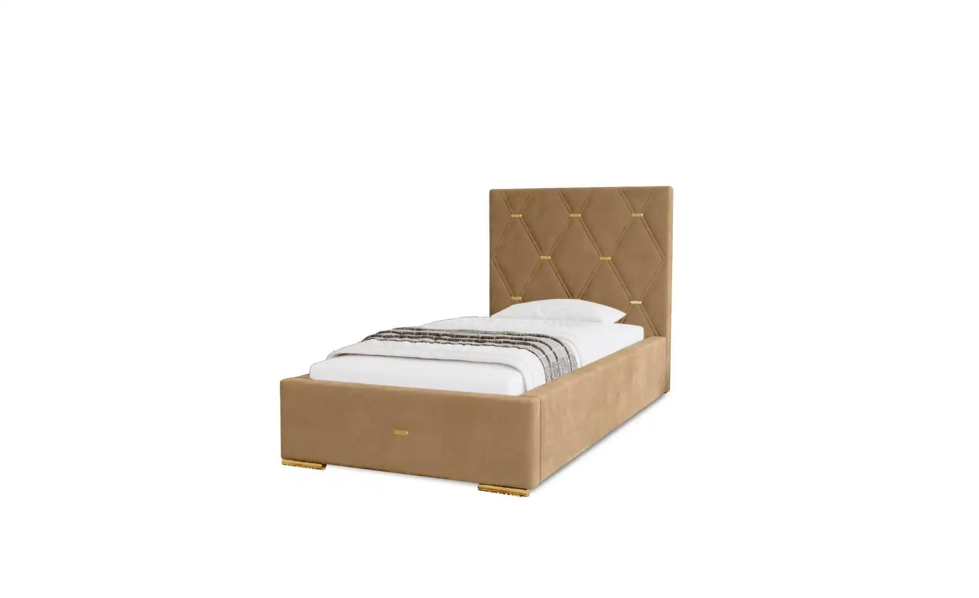 Polsterbett mit Stauraum  Gwithian ¦ beige ¦ Maße (cm): B: 95 H: 100 Betten günstig online kaufen