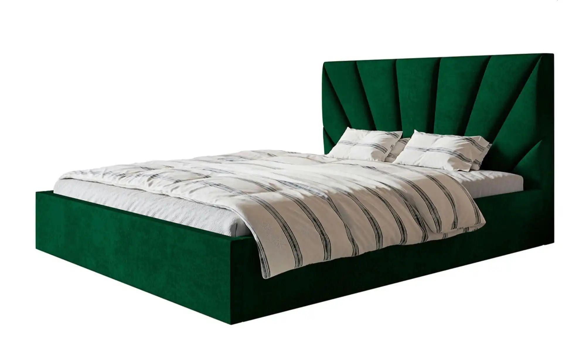 Polsterbett mit Stauraum Sleaford ¦ grün ¦ Maße (cm): B: 168 H: 90 Betten > günstig online kaufen