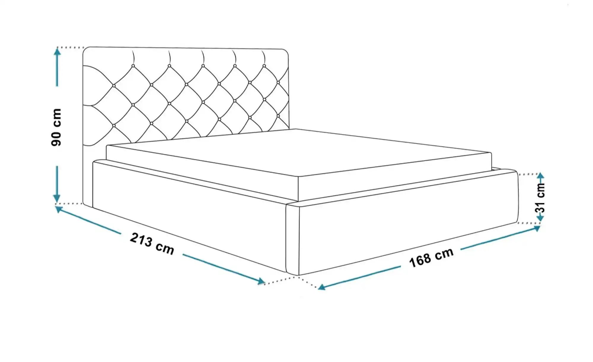 Polsterbett mit Stauraum Southam ¦ beige ¦ Maße (cm): B: 168 H: 90 Betten > günstig online kaufen