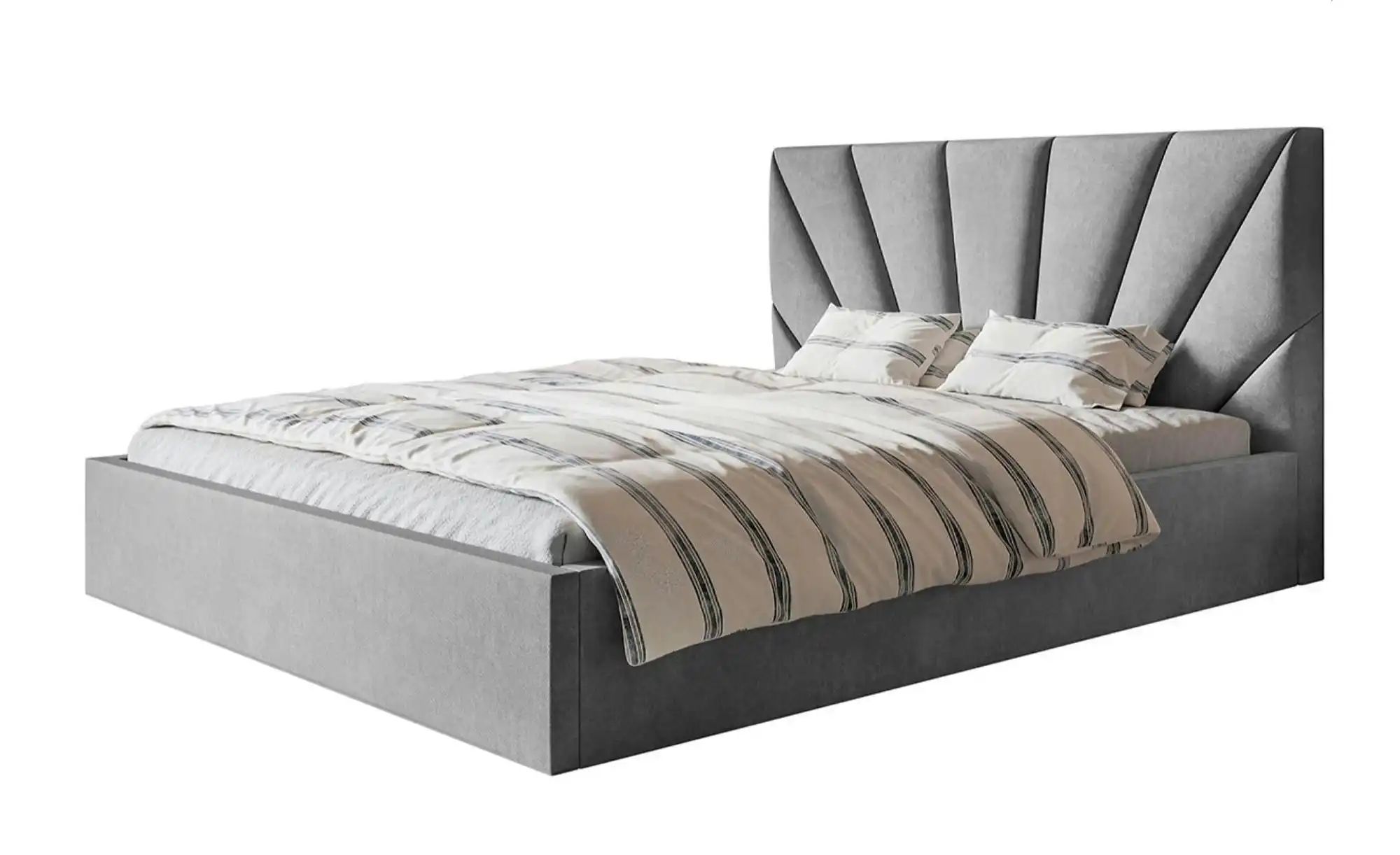 Polsterbett mit Stauraum Sleaford ¦ grau ¦ Maße (cm): B: 128 H: 90 Betten > günstig online kaufen