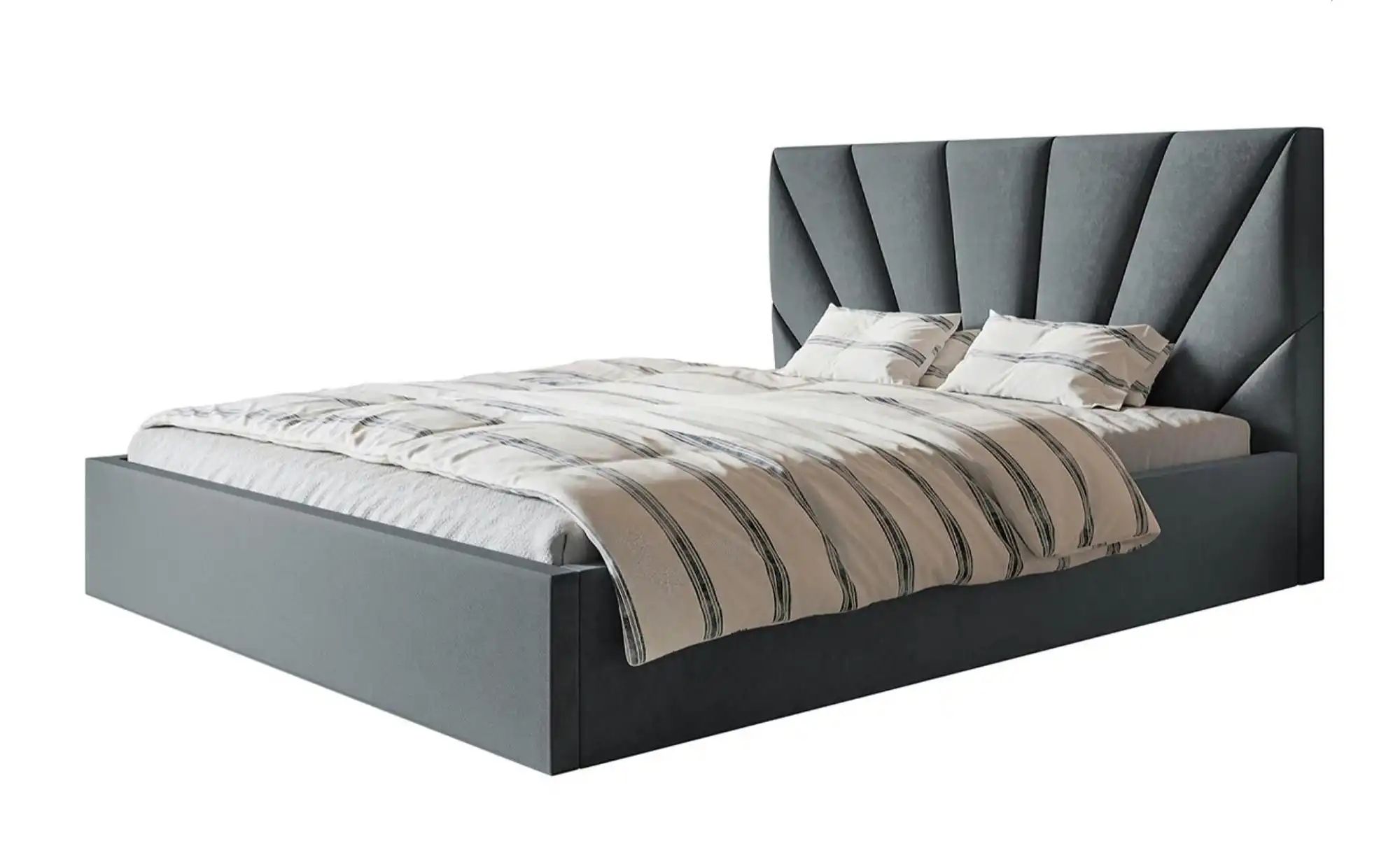Polsterbett mit Stauraum Sleaford ¦ grau ¦ Maße (cm): B: 188 H: 90 Betten > günstig online kaufen