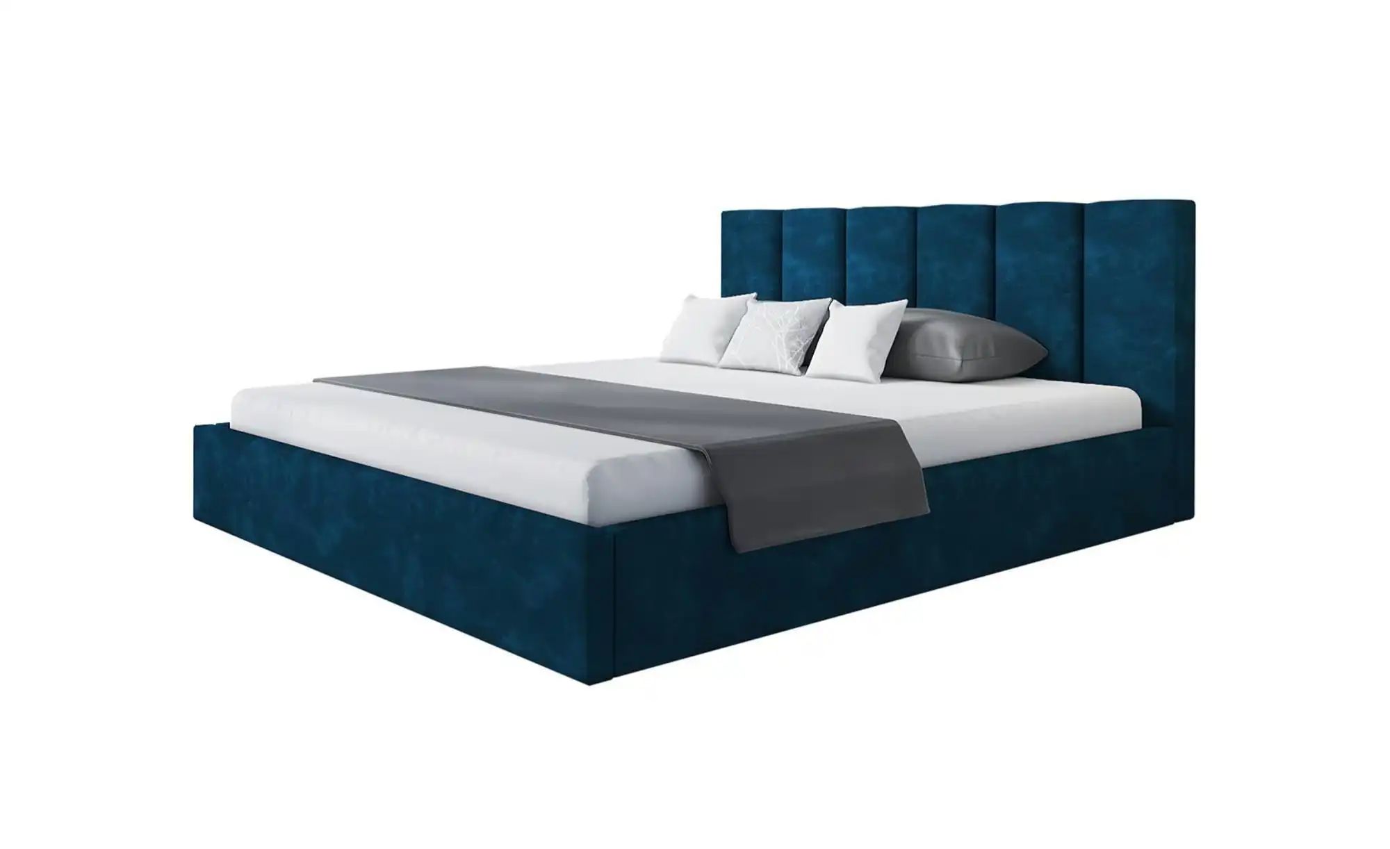 Polsterbett mit Stauraum Slindon ¦ blau ¦ Maße (cm): B: 188 H: 90 Betten > günstig online kaufen