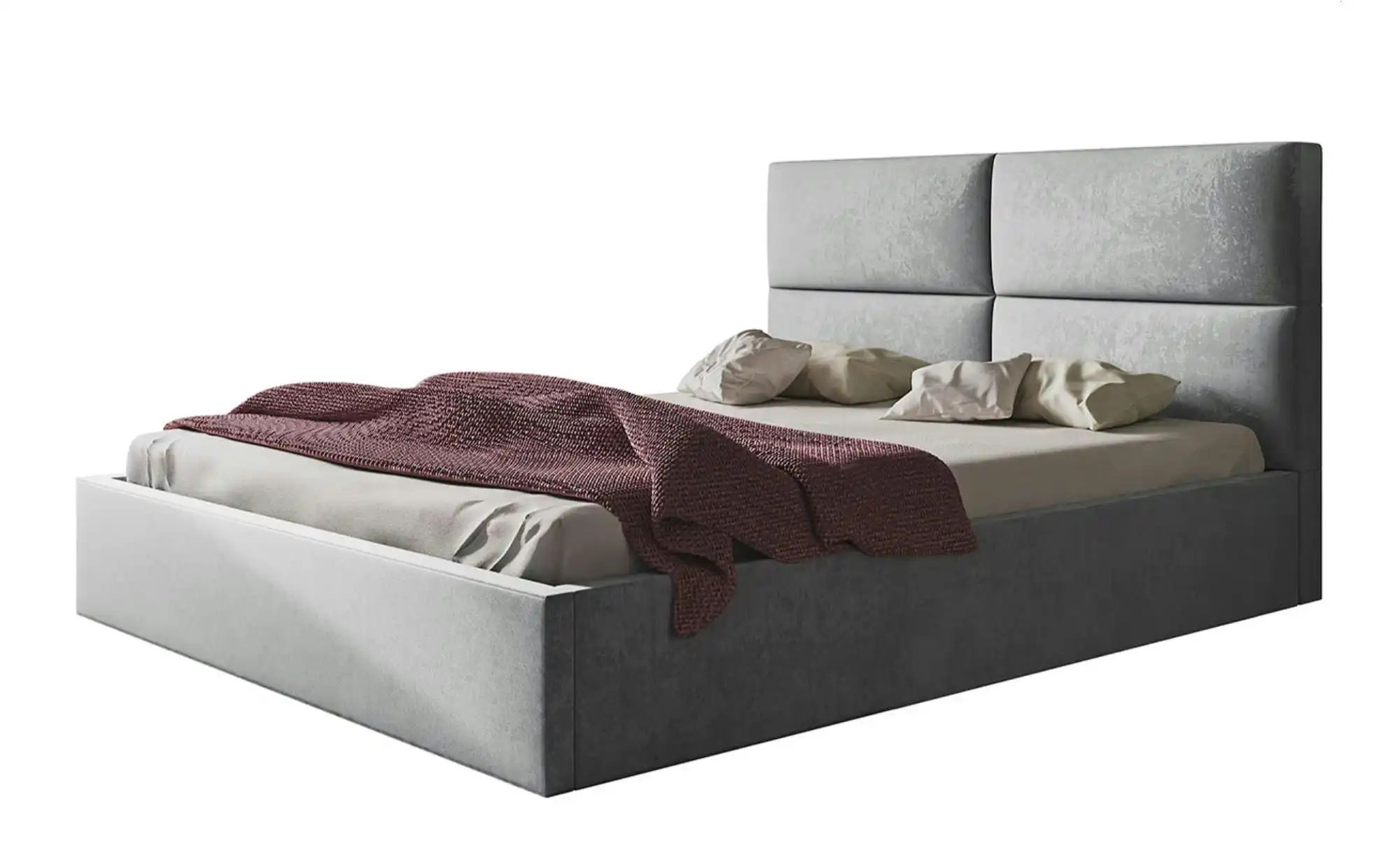 Polsterbett mit Stauraum Slimford ¦ grau ¦ Maße (cm): B: 148 H: 90 Betten > günstig online kaufen