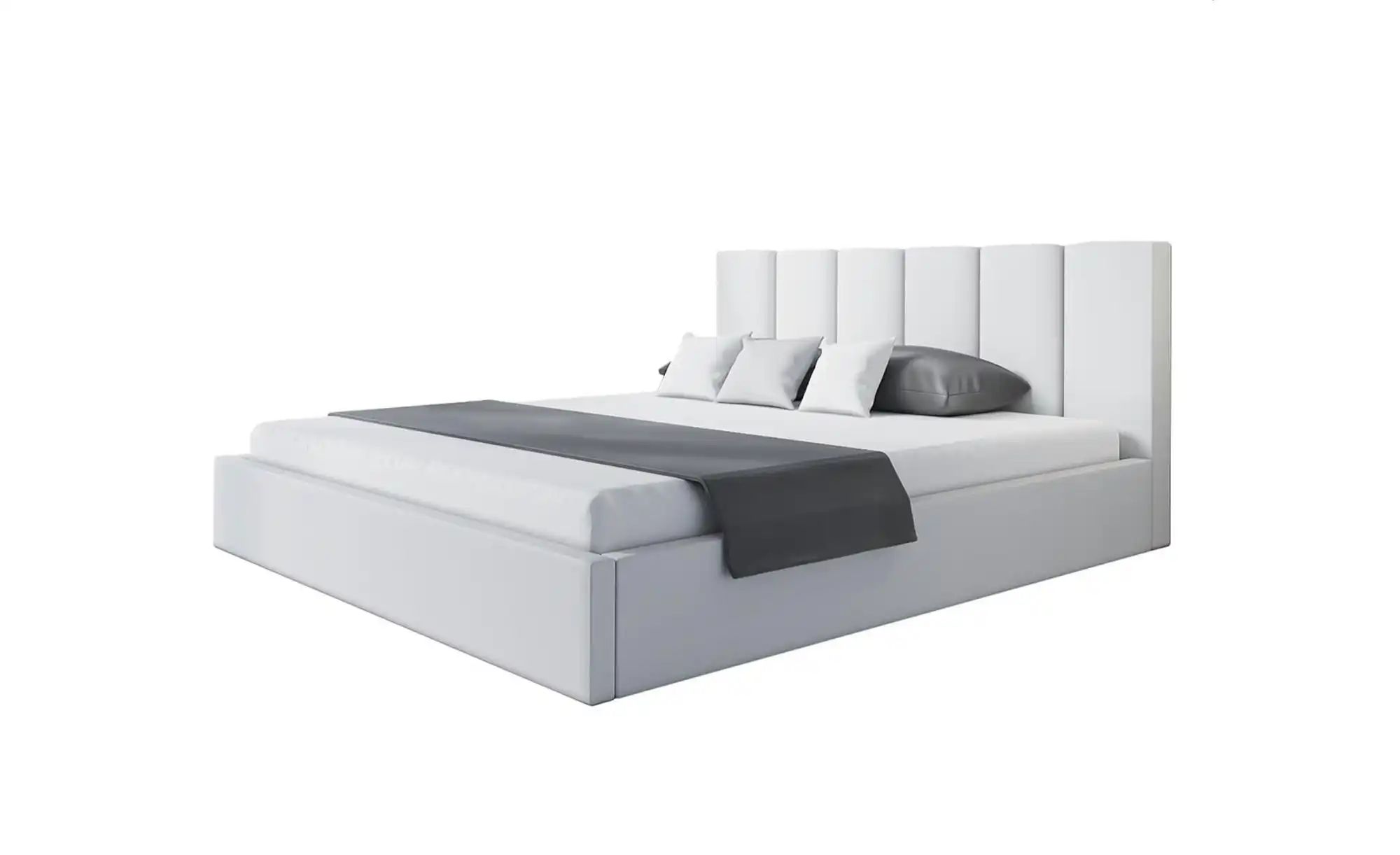 Polsterbett mit Stauraum Slindon ¦ weiß ¦ Maße (cm): B: 128 H: 90 Betten > günstig online kaufen