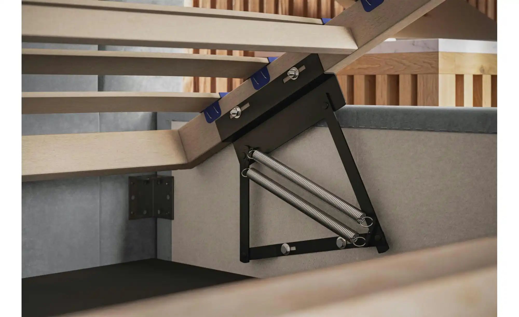 Thumbnail - Polsterbett mit Stauraum Selaris ¦ schwarz ¦ Maße (cm): B: 188 H: 90 Betten > Polsterbetten - Höffner