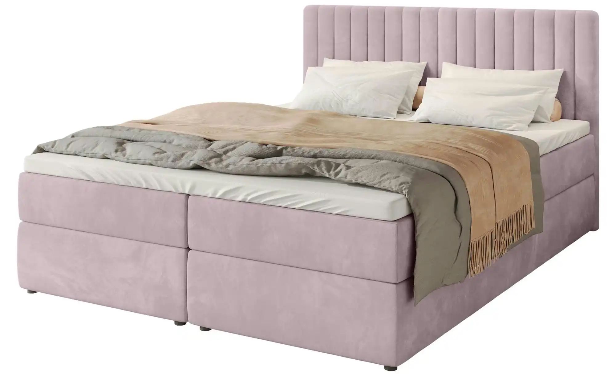 Boxbett mit Bettkasten und Topper Drayton ¦ rosa/pink ¦ Maße (cm): B: 160 H günstig online kaufen