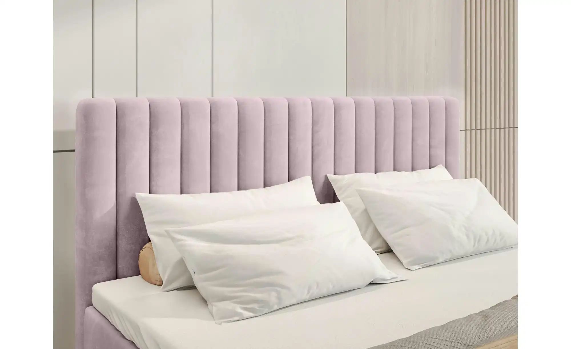 Thumbnail - Boxbett mit Bettkasten und Topper Drayton ¦ rosa/pink ¦ Maße (cm): B: 160 H: 102 Betten > Polsterbetten - Höffner