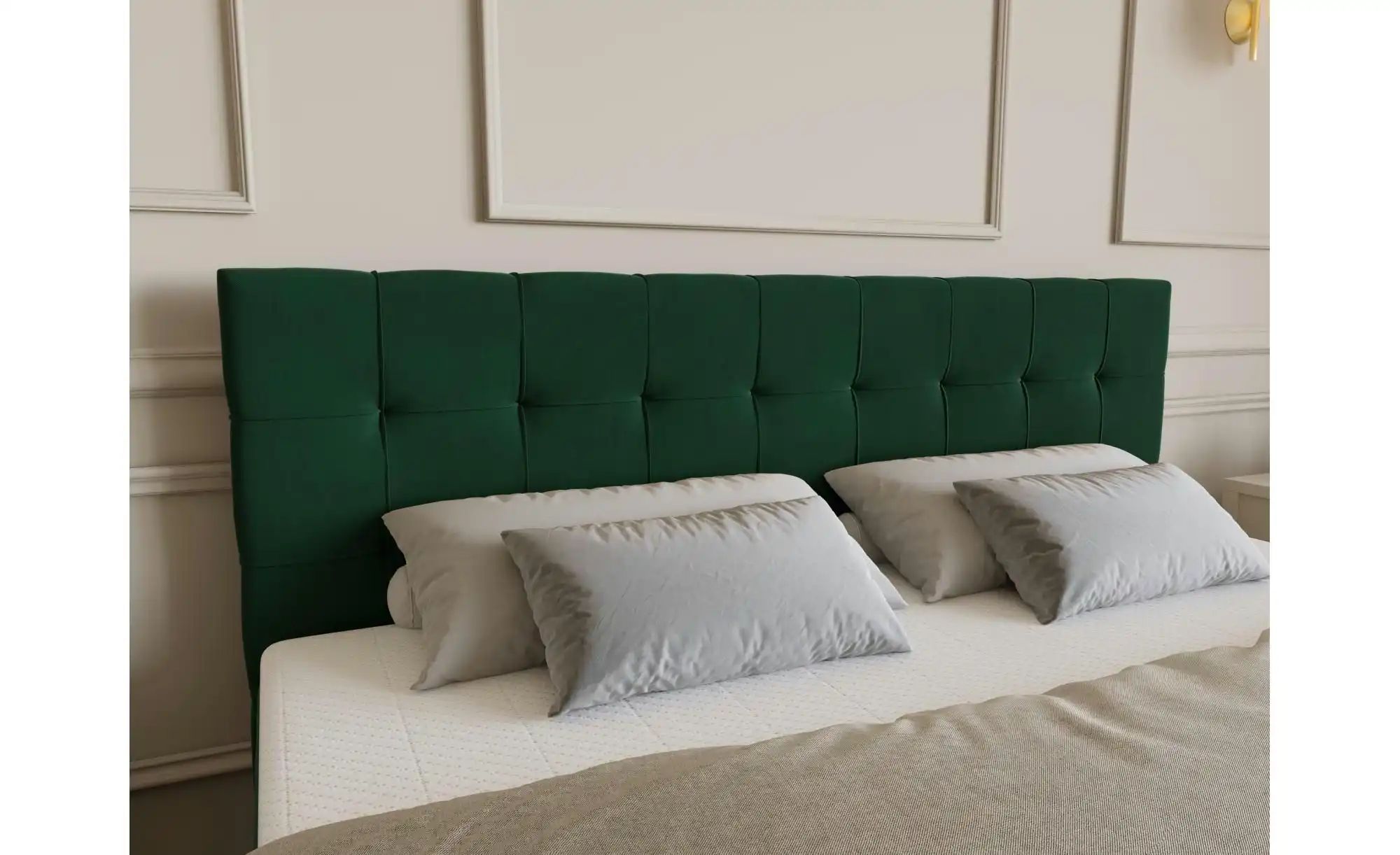 Thumbnail - Boxbett mit Stauraum und Topper Dartford ¦ grün ¦ Maße (cm): B: 180 H: 102 Betten > Polsterbetten - Höffner