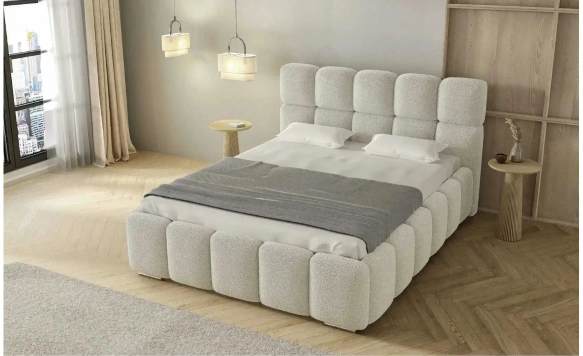 Polsterbett mit Stauraum Lowestoft ¦ beige ¦ Maße (cm): B: 180 H: 112 Bette günstig online kaufen