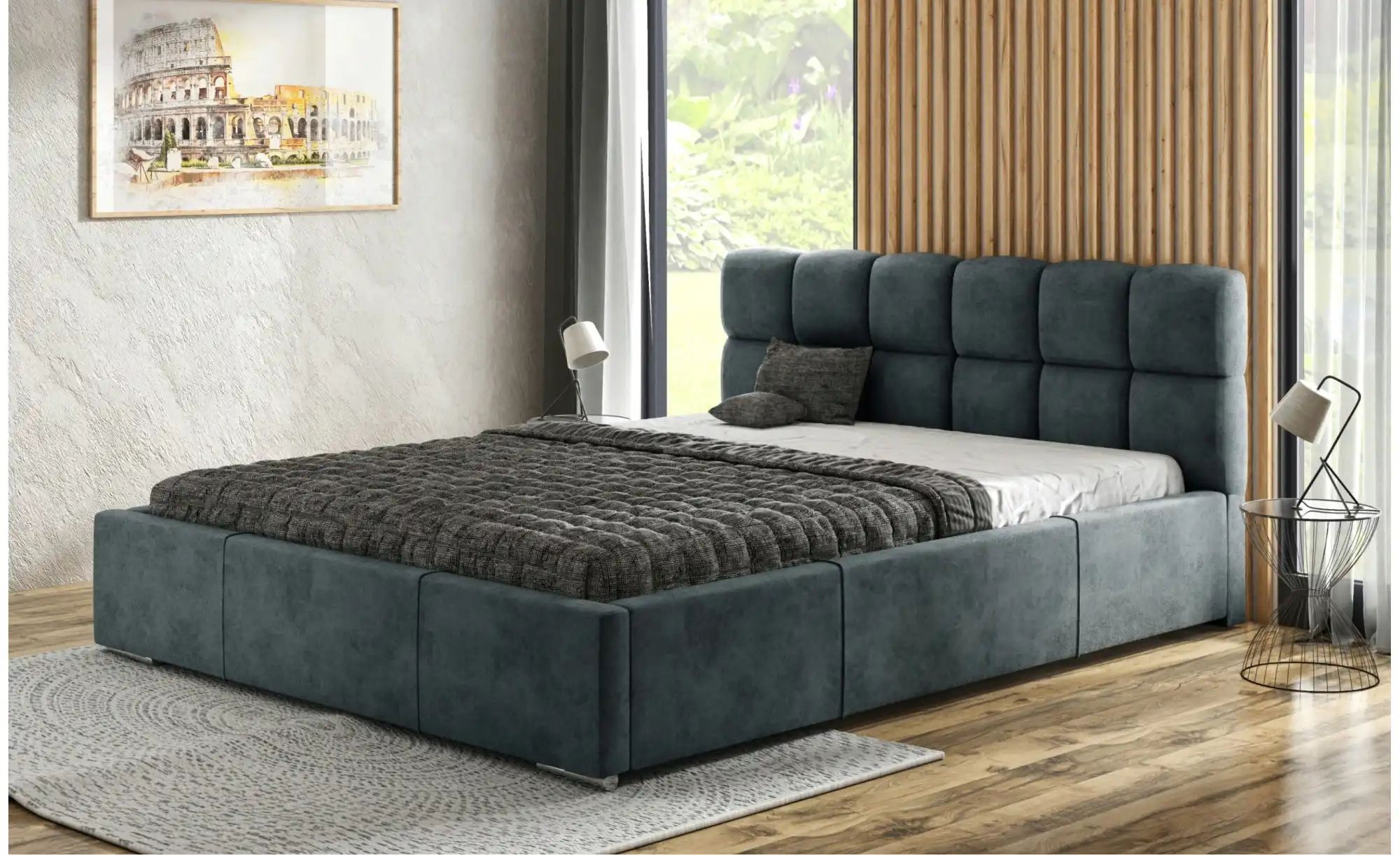 Polsterbett mit Stauraum Paignton ¦ mehrfarbig ¦ Maße (cm): B: 196,5 H: 95 günstig online kaufen