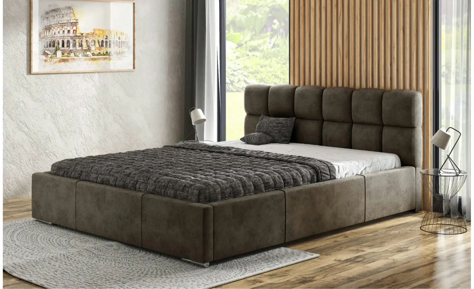 Polsterbett mit Stauraum Paignton ¦ braun ¦ Maße (cm): B: 176,5 H: 95 Bette günstig online kaufen
