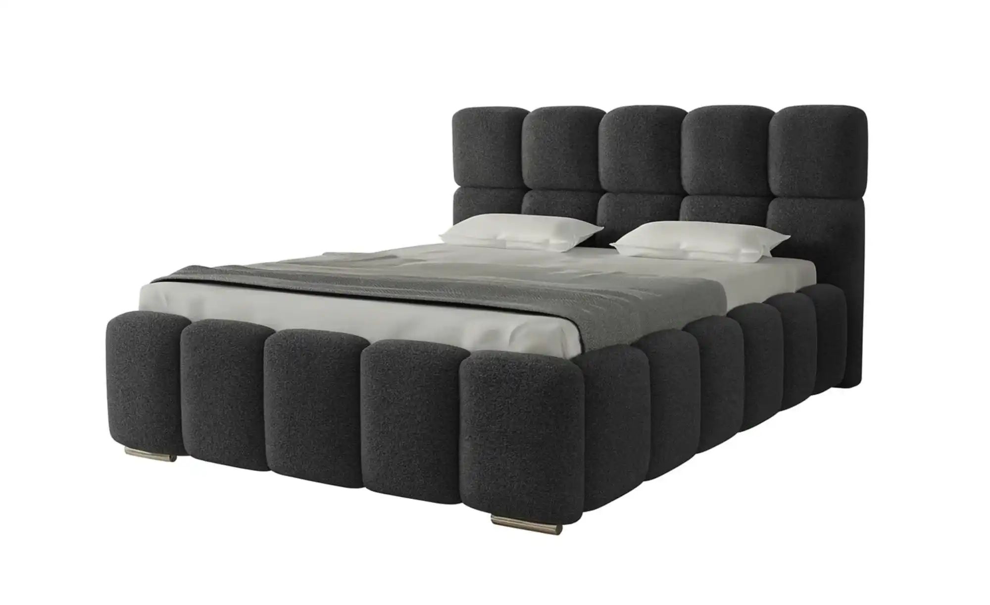 Polsterbett mit Stauraum Lowestoft ¦ grau ¦ Maße (cm): B: 160 H: 112 Betten günstig online kaufen