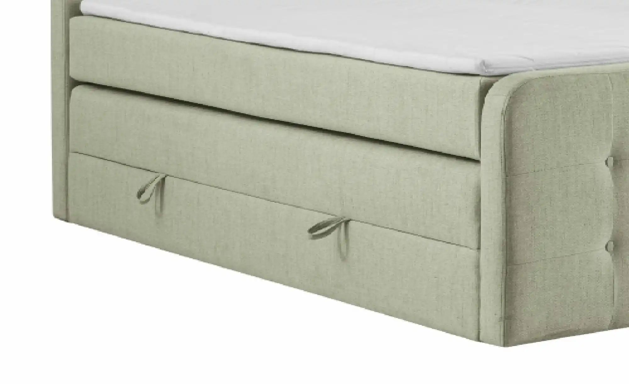 Thumbnail - Boxspringbett mit Bettkasten Neapel ¦ grün ¦ Maße (cm): B: 200 H: 121 Betten > Komfortbetten - Höffner